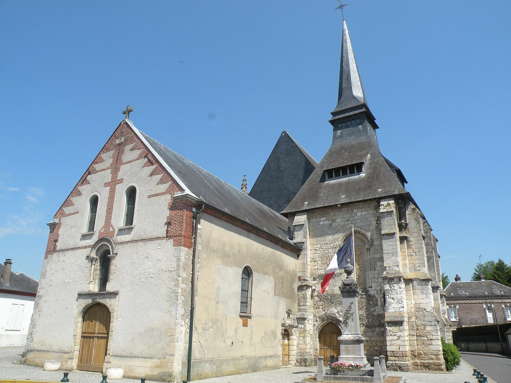 Photo showing: Église Saint-Denis de Sérifontaine