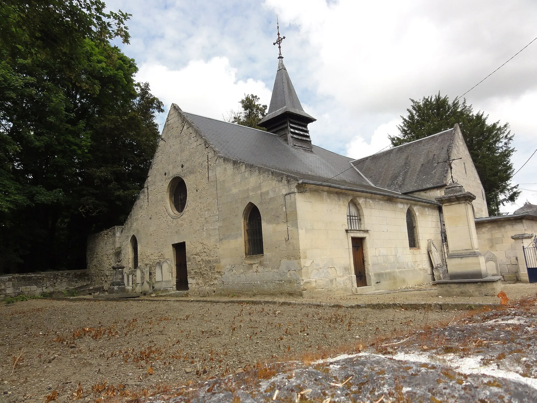 Photo showing: Villeneuve-Saint-Germain (Aisne) église Saint-Germain (à la limite de Soissons)
