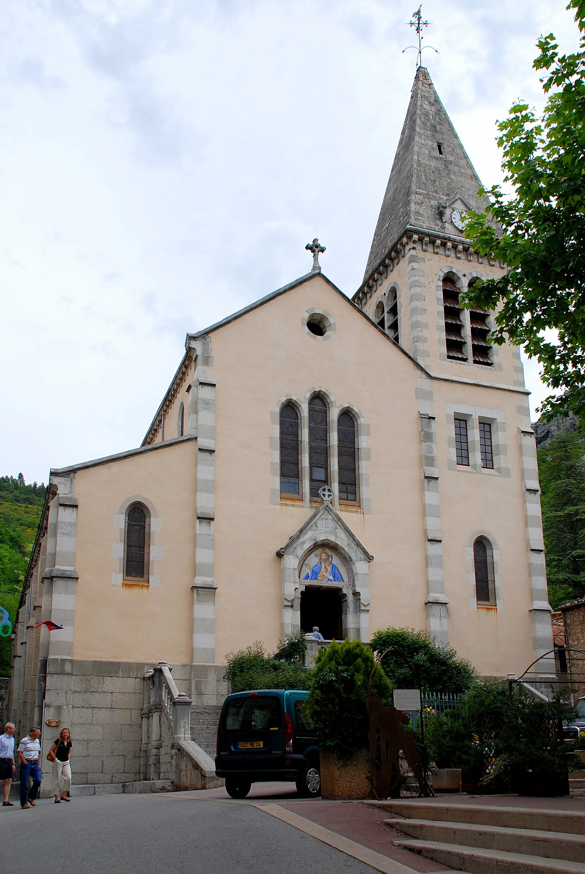 Photo showing: Castellane, église du Sacré-Cœur