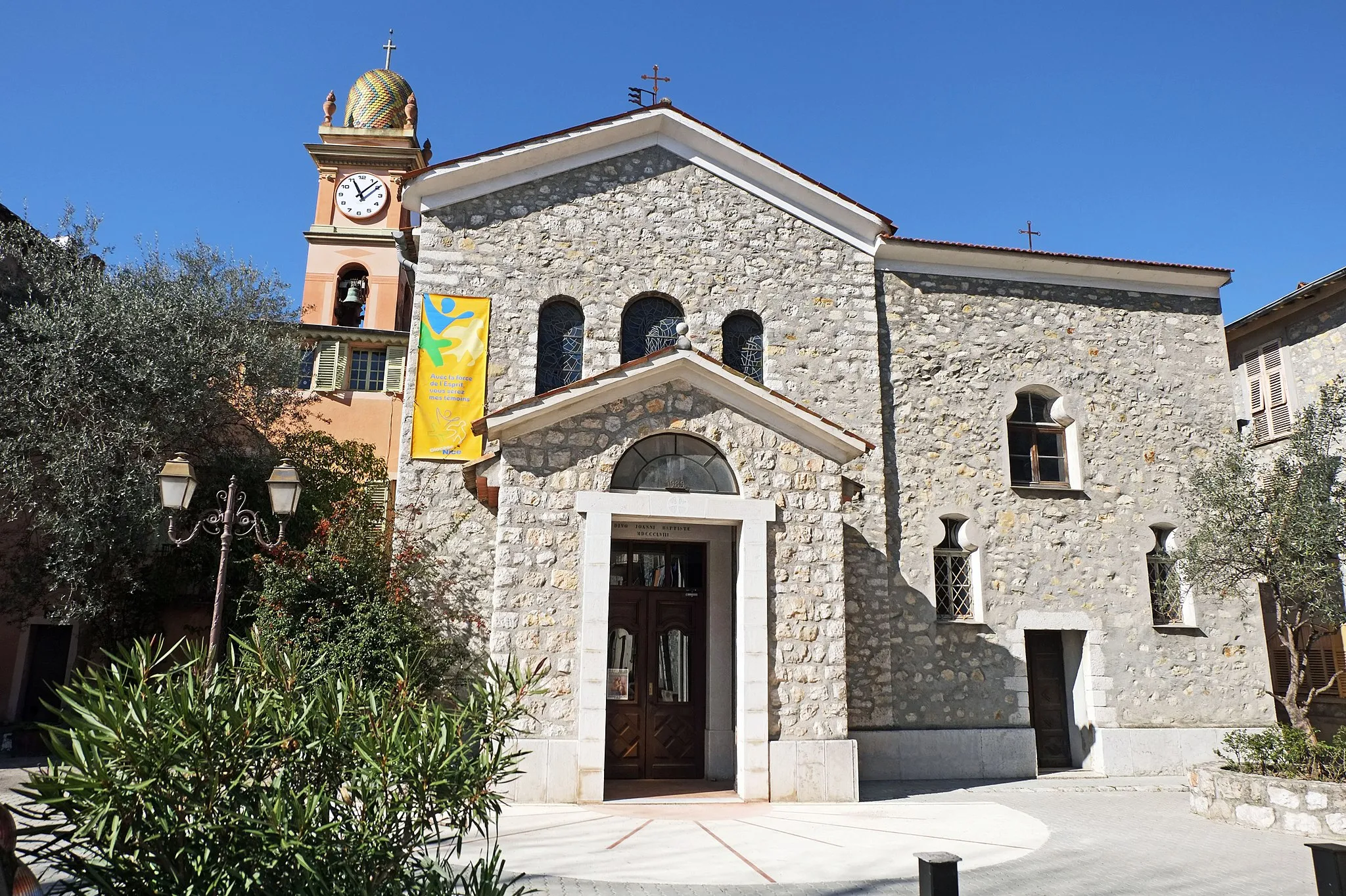 Photo showing: L’église Saint Jean-Baptiste de Drap.