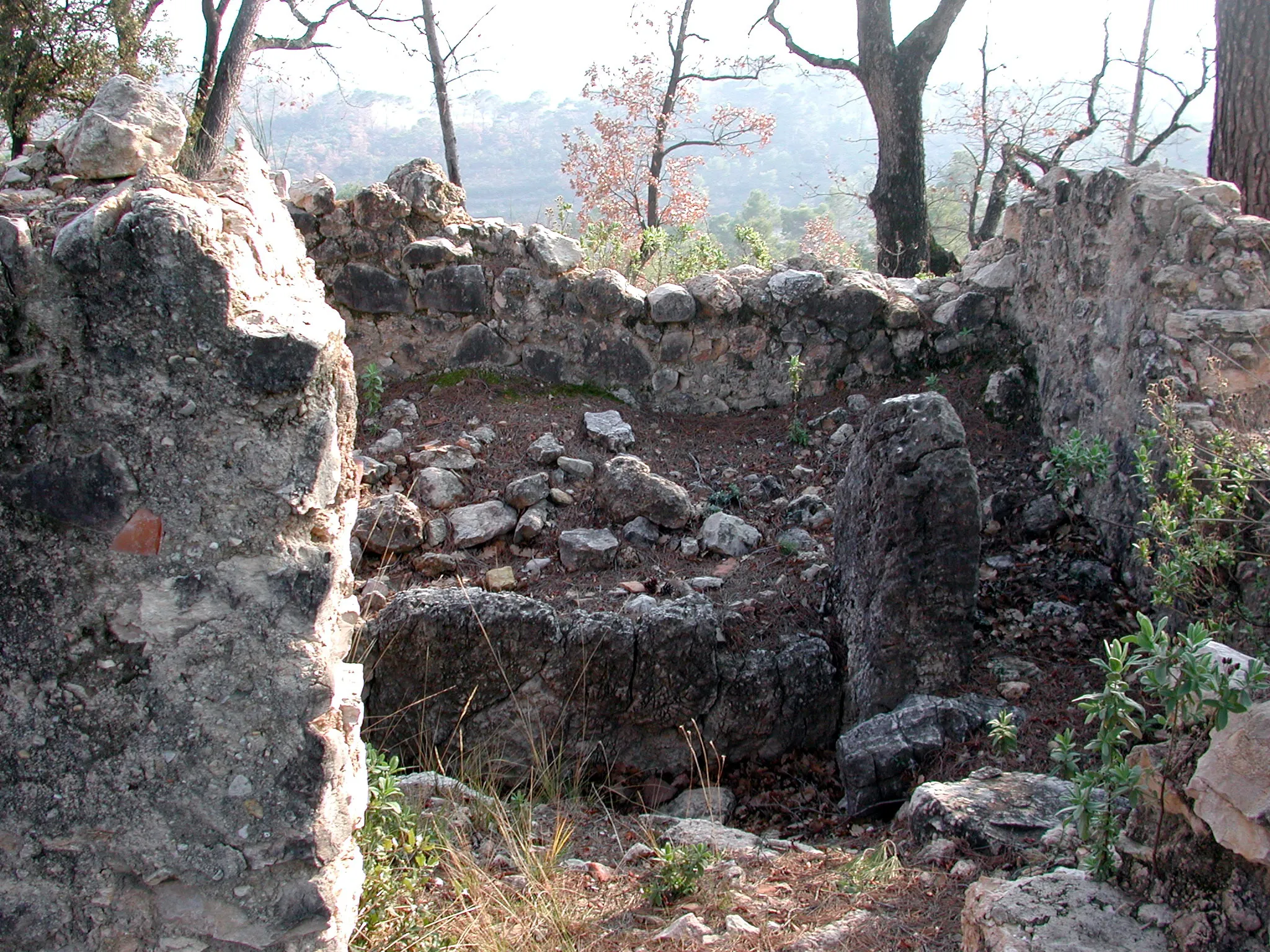 Photo showing: Dolmen of Saint-Val, in Figanières, Var