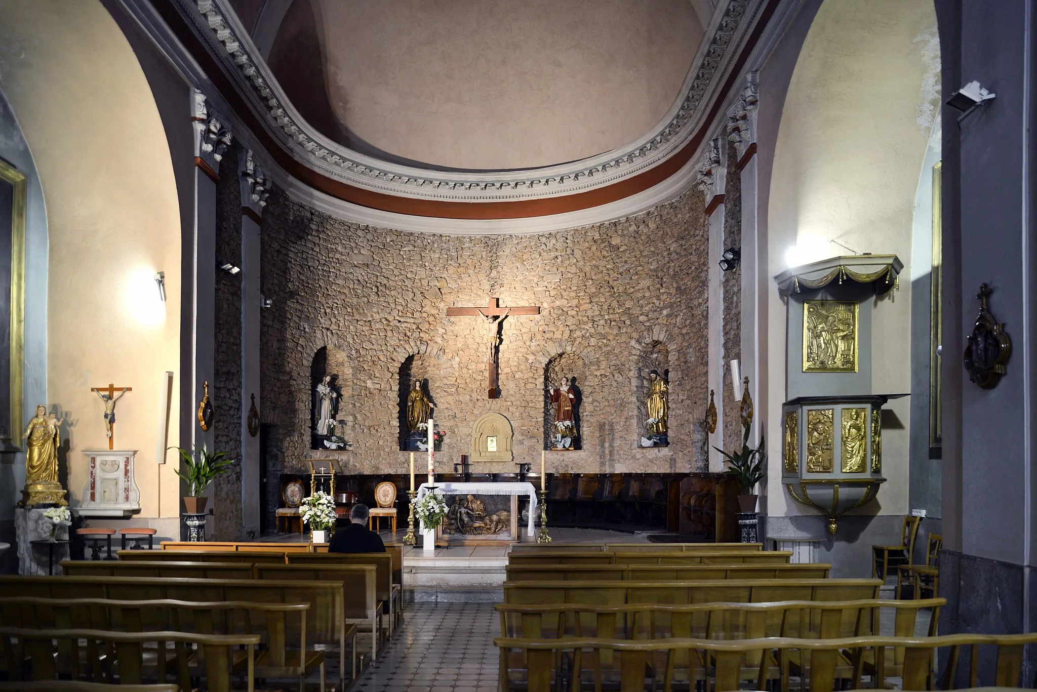 Photo showing: Garéoult, Provence (France) - Intérieur de l'église Saint-Étienne
