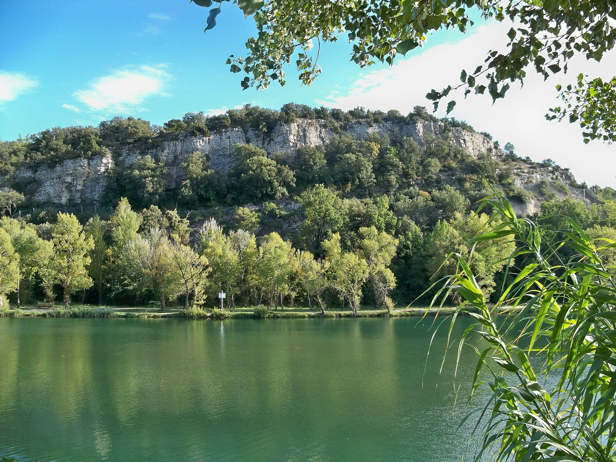 Photo showing: Verdon river near Greoux les Bains