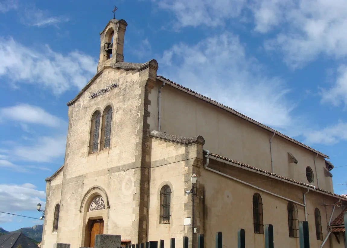 Photo showing: L'église de la Bouilladisse.