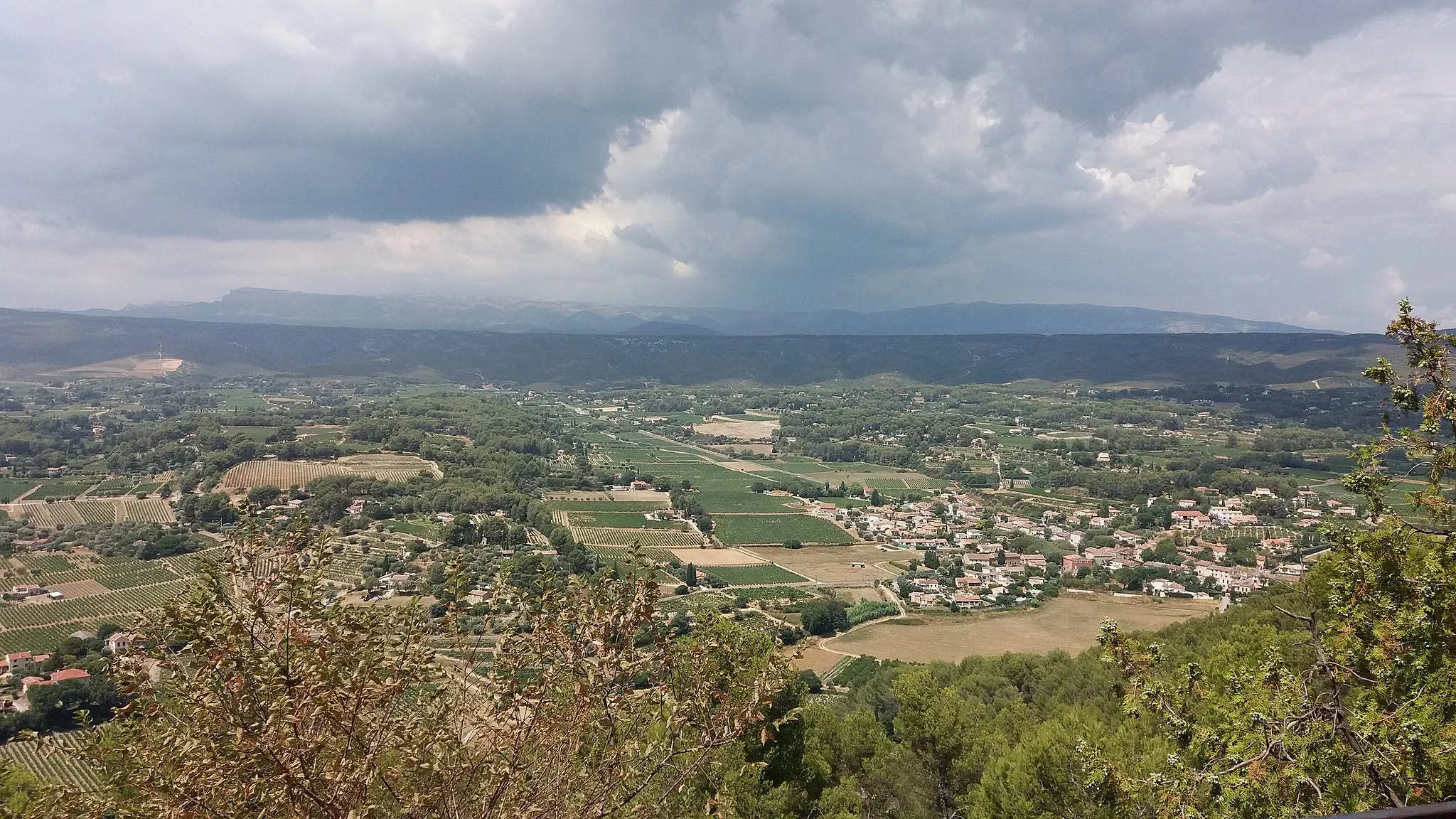 Photo showing: Vue prise depuis Le Castellet (Var).