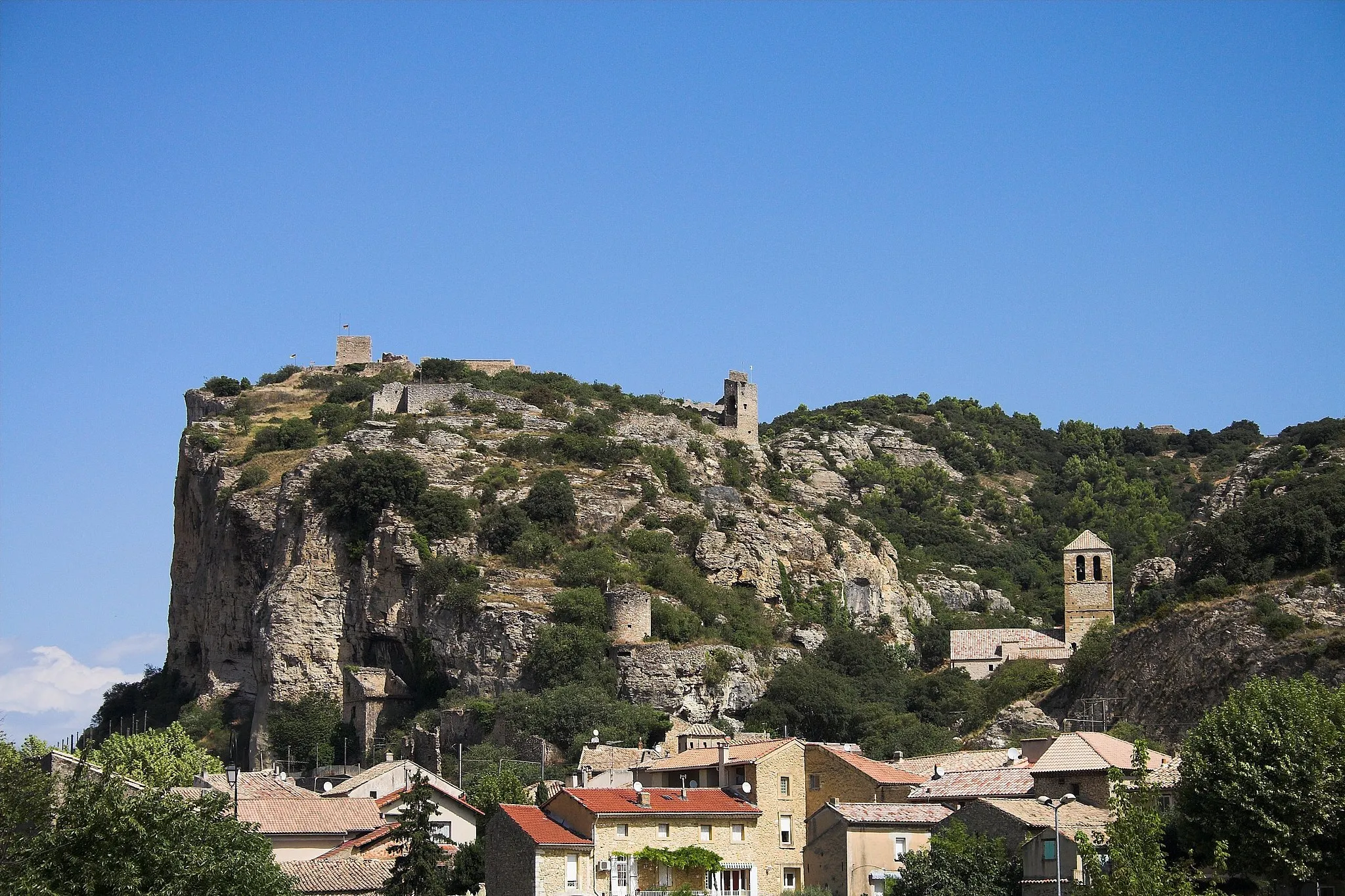 Photo showing: a fortress of Mornas (Mornas, France)