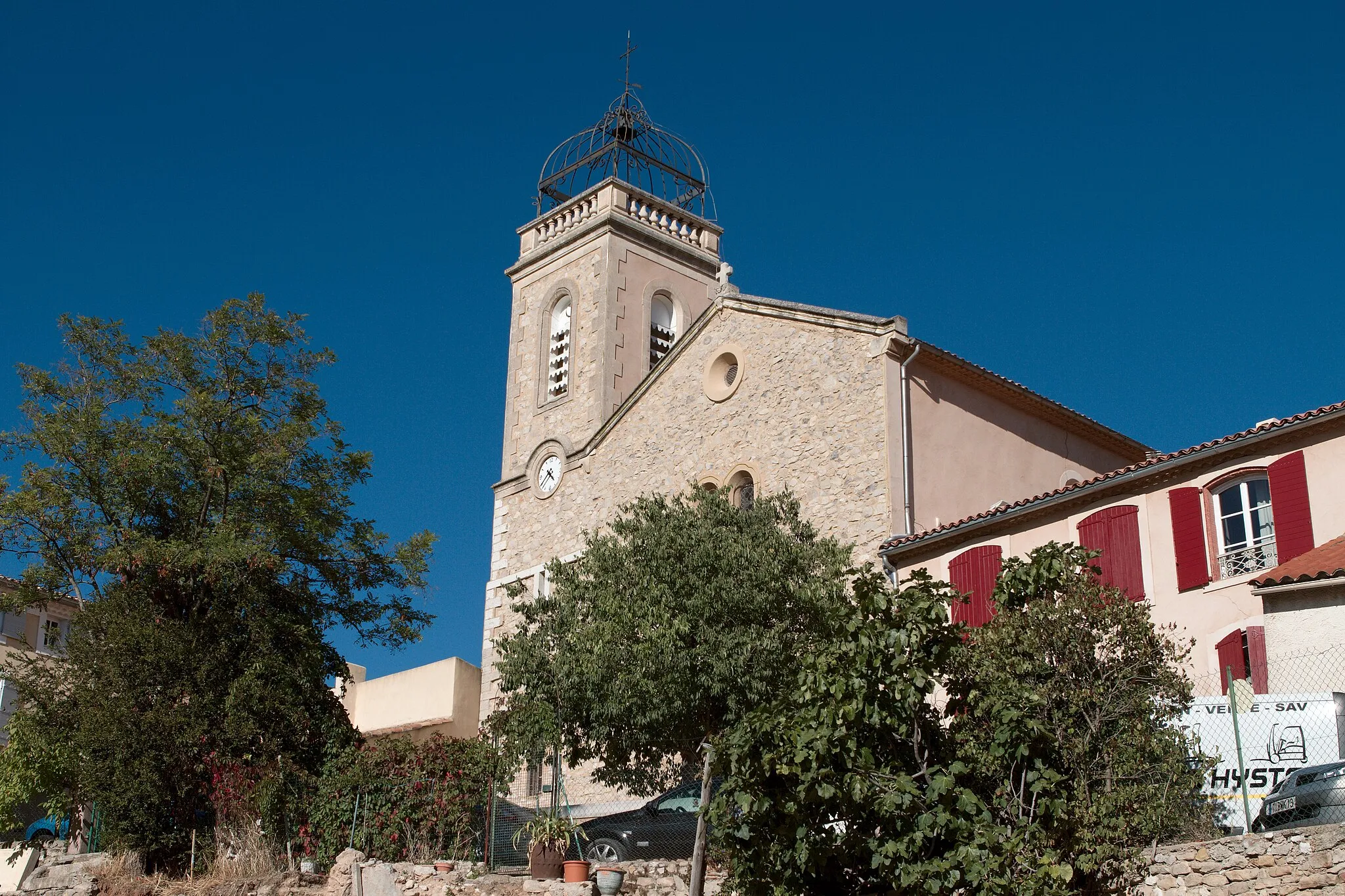Photo showing: The church Saint-Pons in Puyloubier, Bouches-du-Rhône (France).