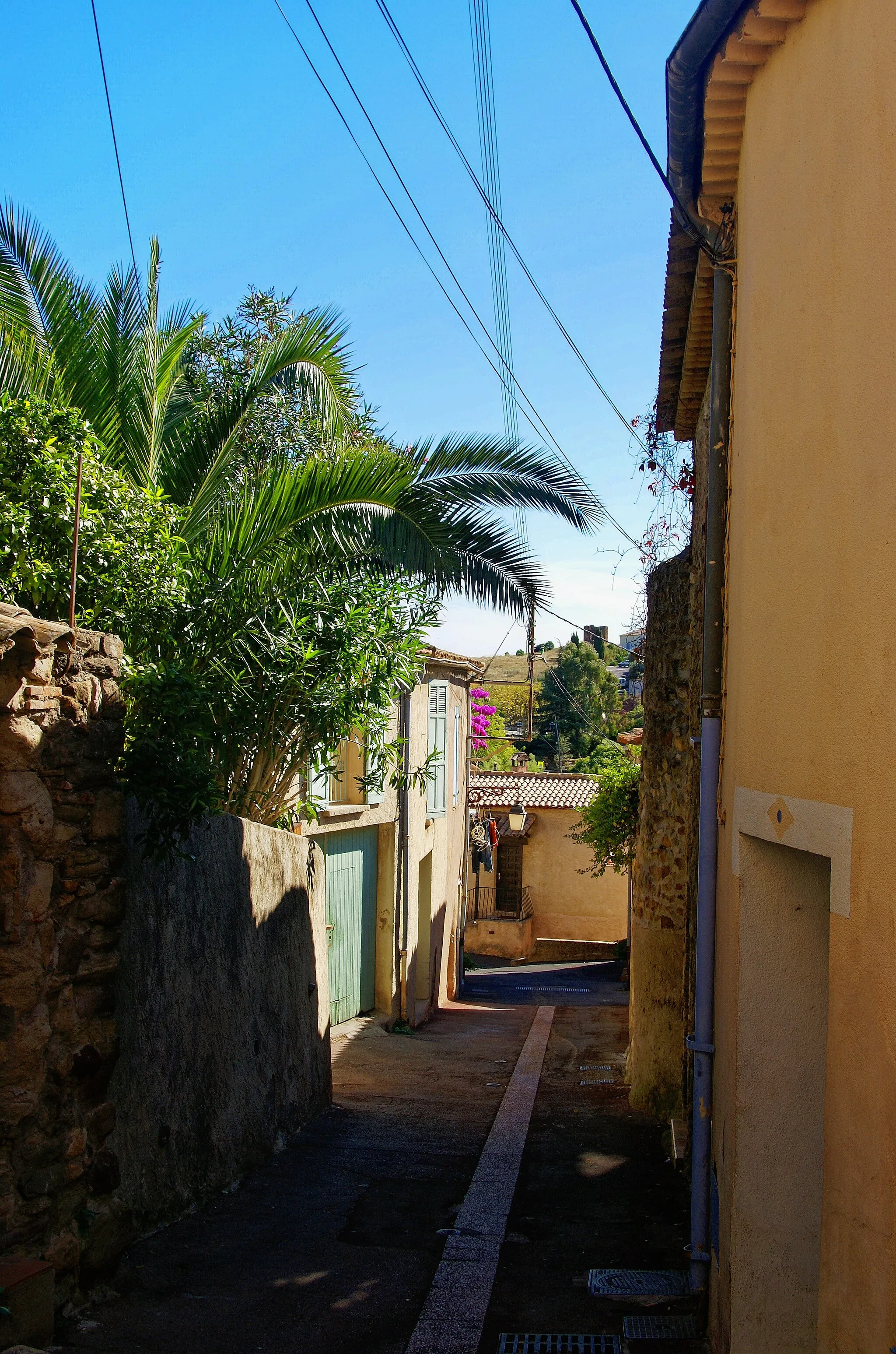 Photo showing: Roquebrune-sur-Argens - Chemín des Vergers - View East