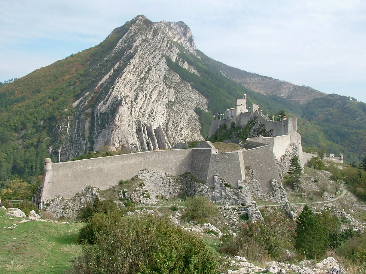 Photo showing: Citadelle de Sisteron - vue de l'ouest