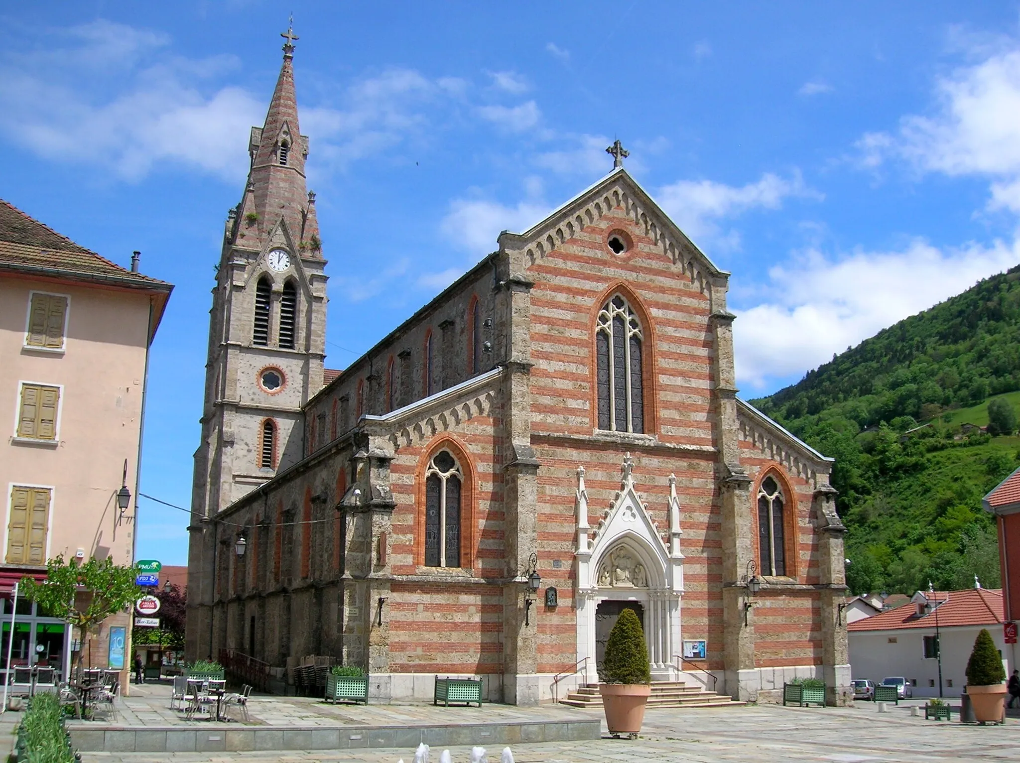 Photo showing: église de Allevard, Isère, France.