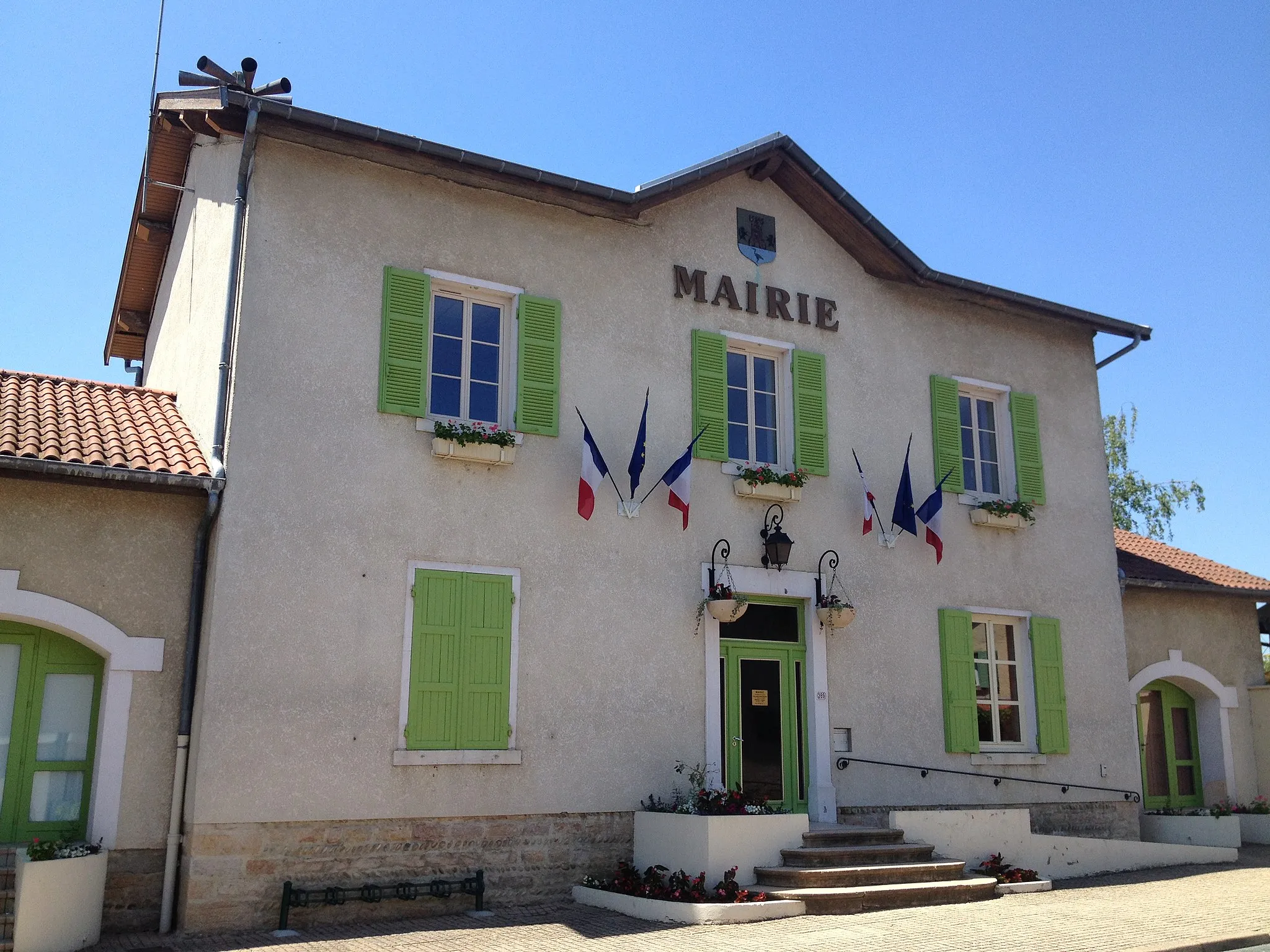 Photo showing: Mairie D'Ambérieux-en-Dombes.