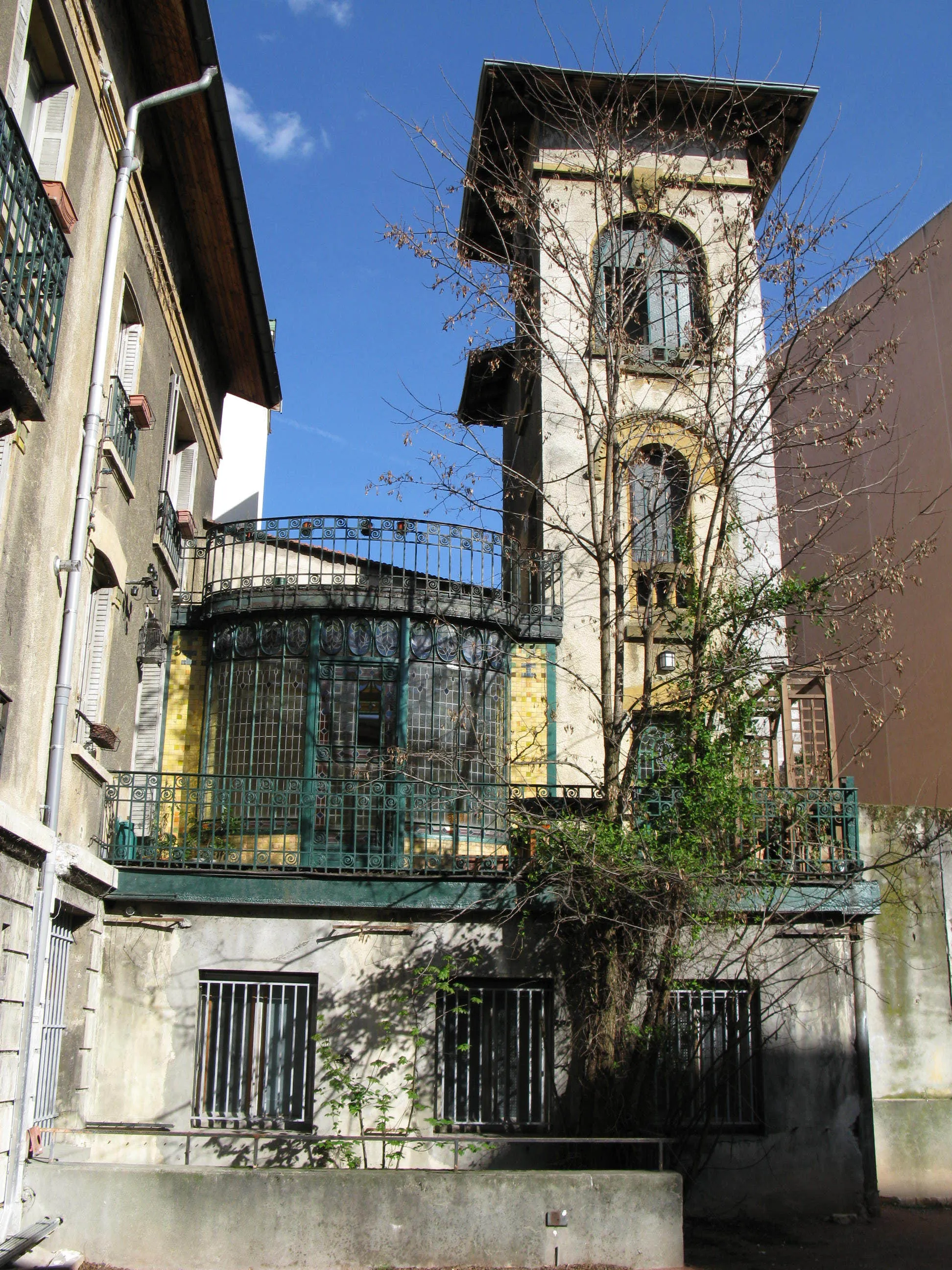 Photo showing: Appartement avec verrière d'inspiration "art nouveau", Rue de la République