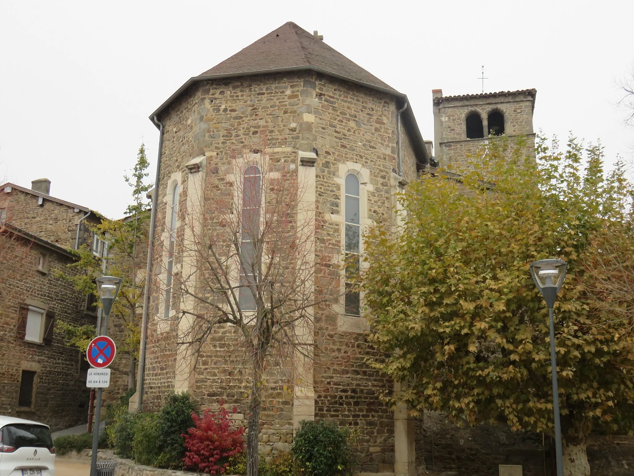 Photo showing: Chevet de l'église Saint-Blaise de Brindas (Rhône, France).