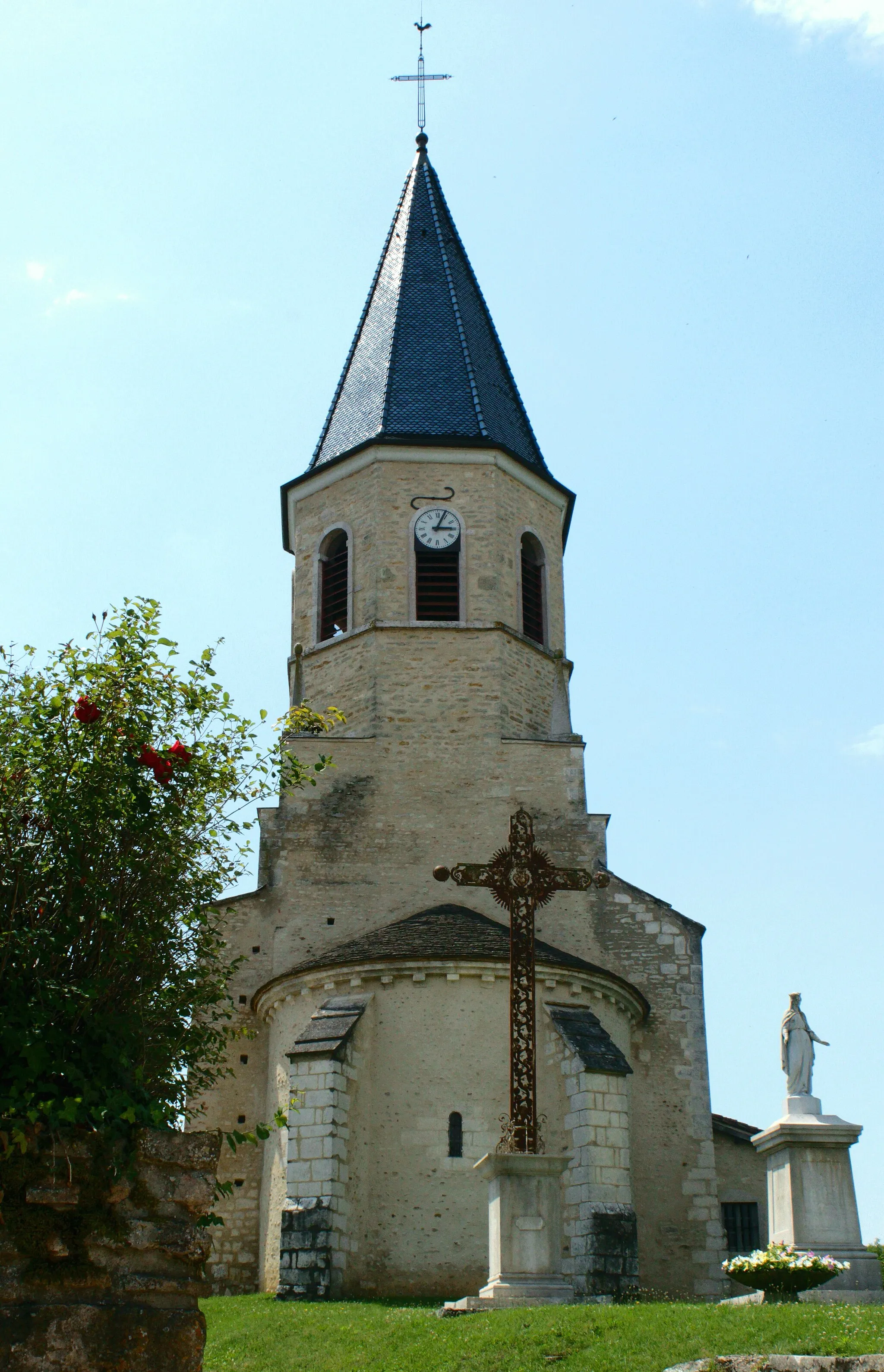 Photo showing: Eglise Saint-Barthélémy, Buellas, département de l'Ain, France