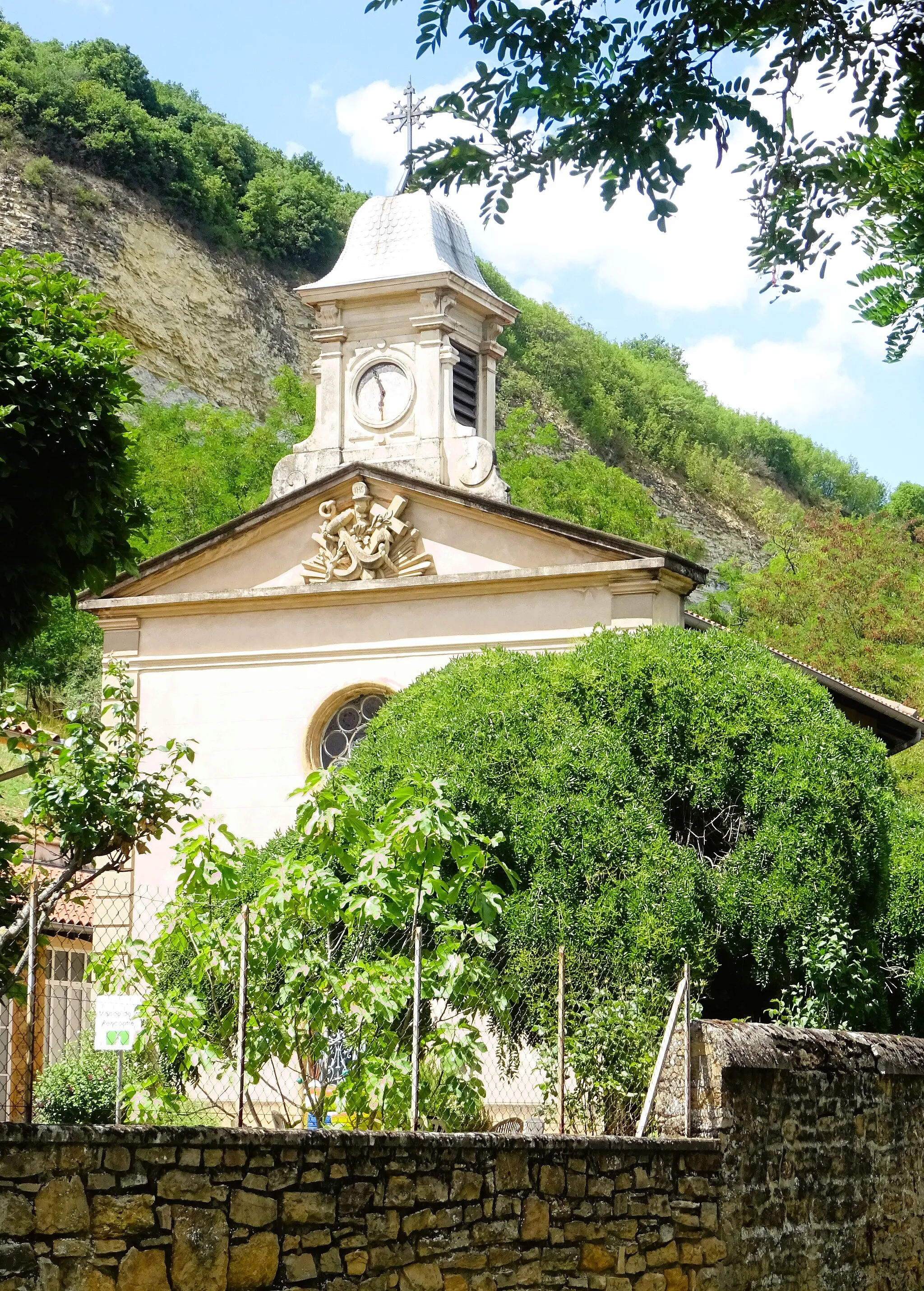 Photo showing: chapelle Saint Léonard façade