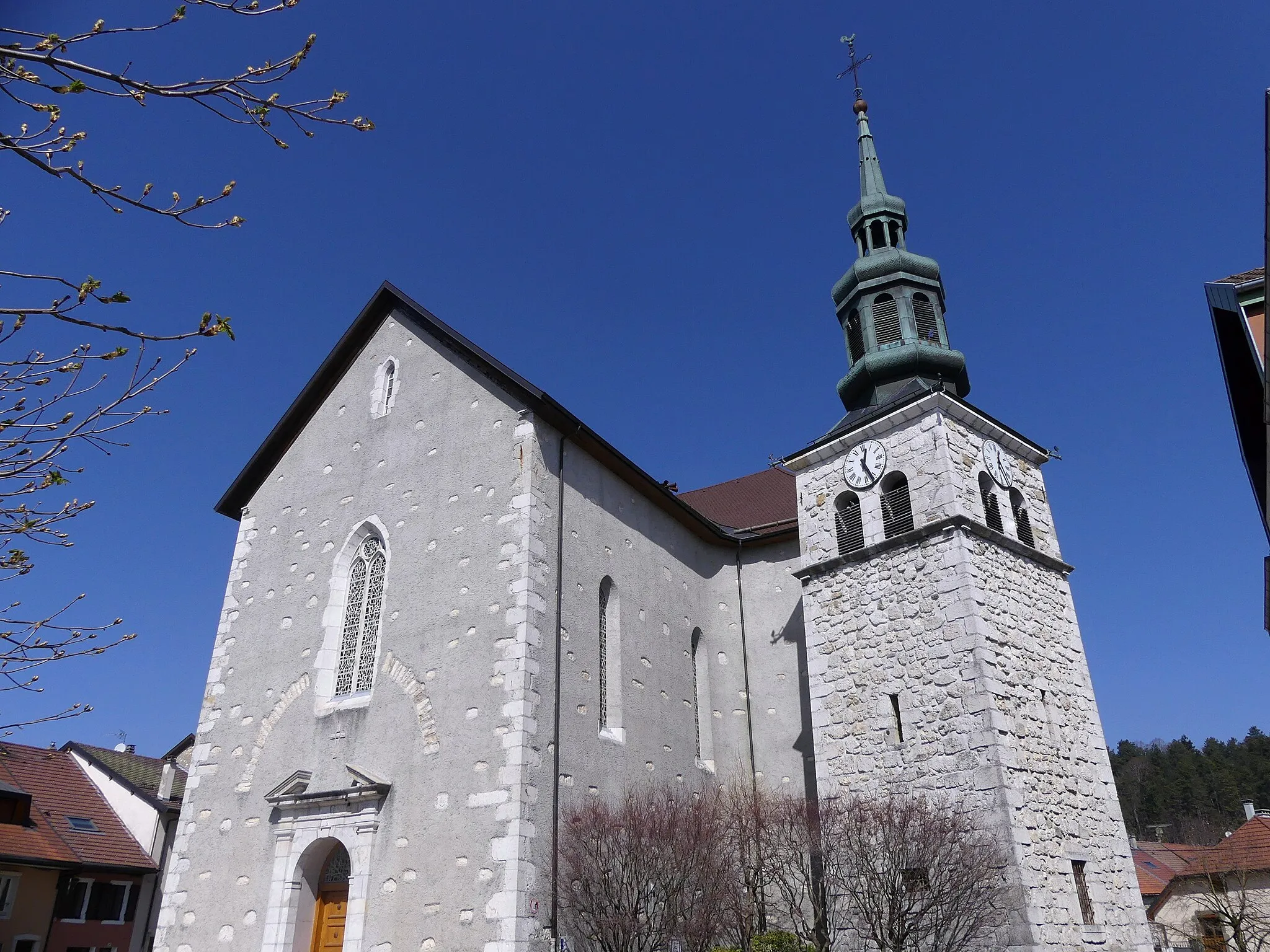 Photo showing: Sight of Église Saint-Maurice church of Cruseilles, Haute-Savoie, France.