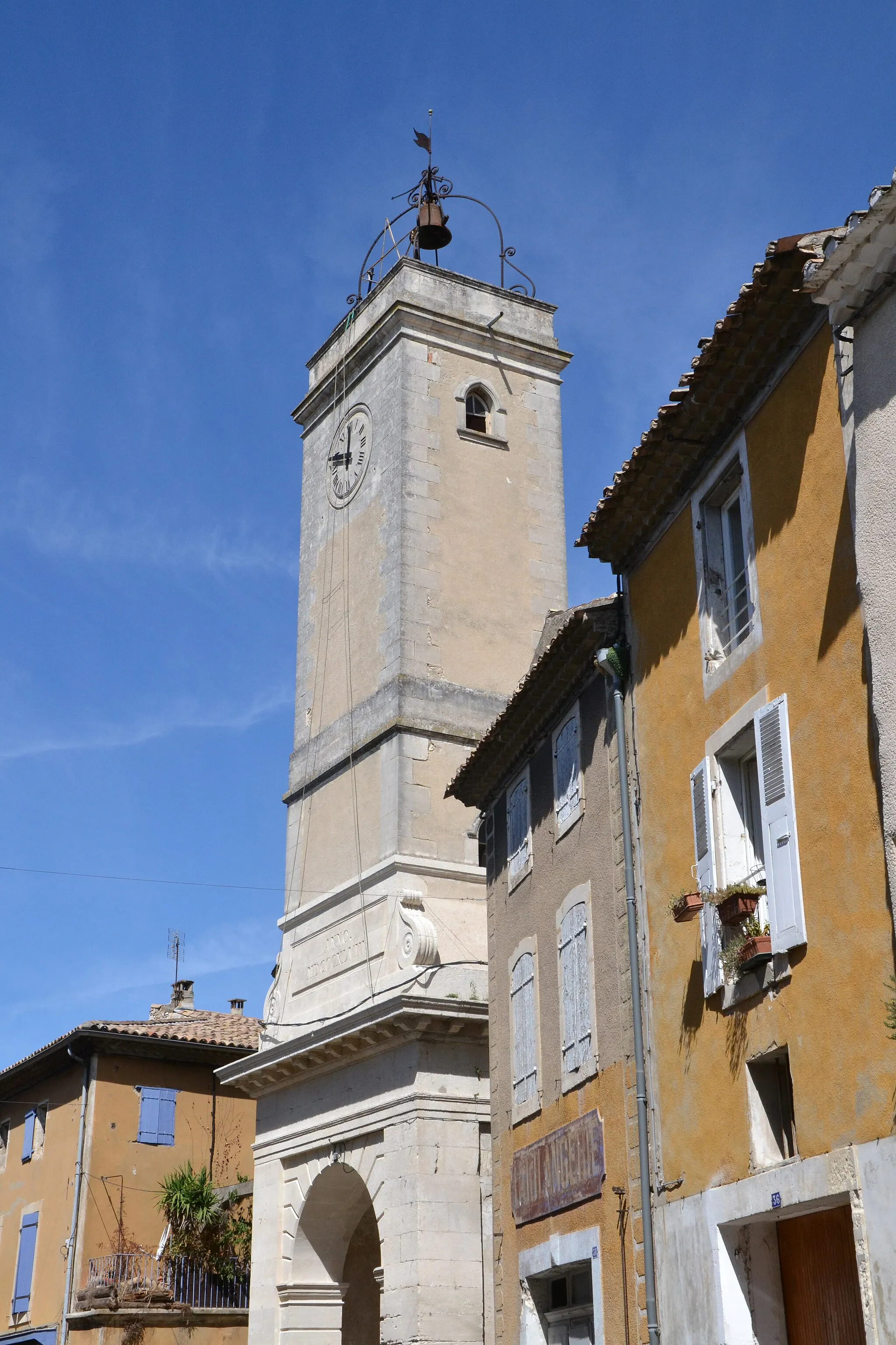 Photo showing: La tour de l'Horloge de Donzère (Drôme, France)