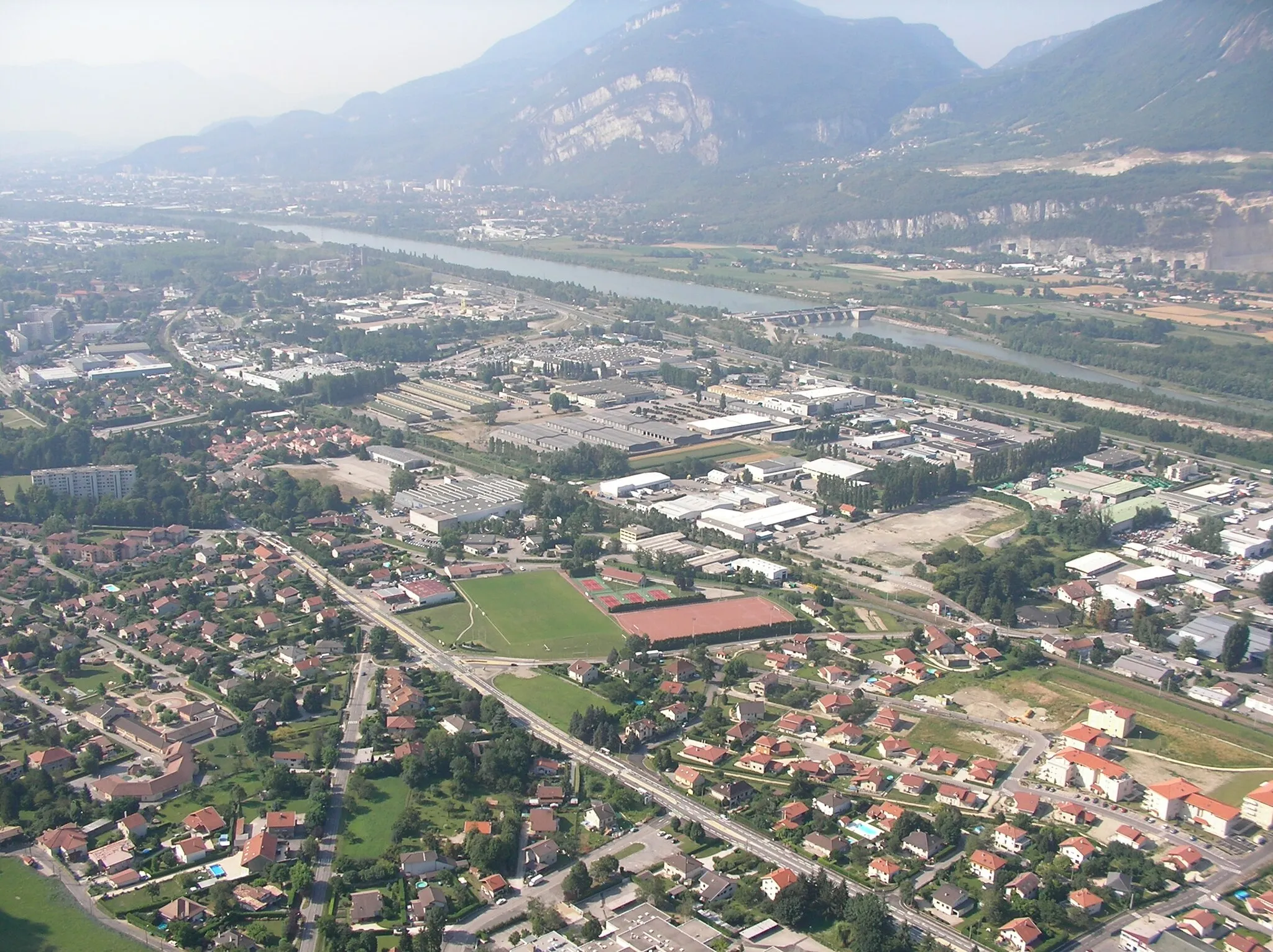 Photo showing: Vue générale du Fontanil