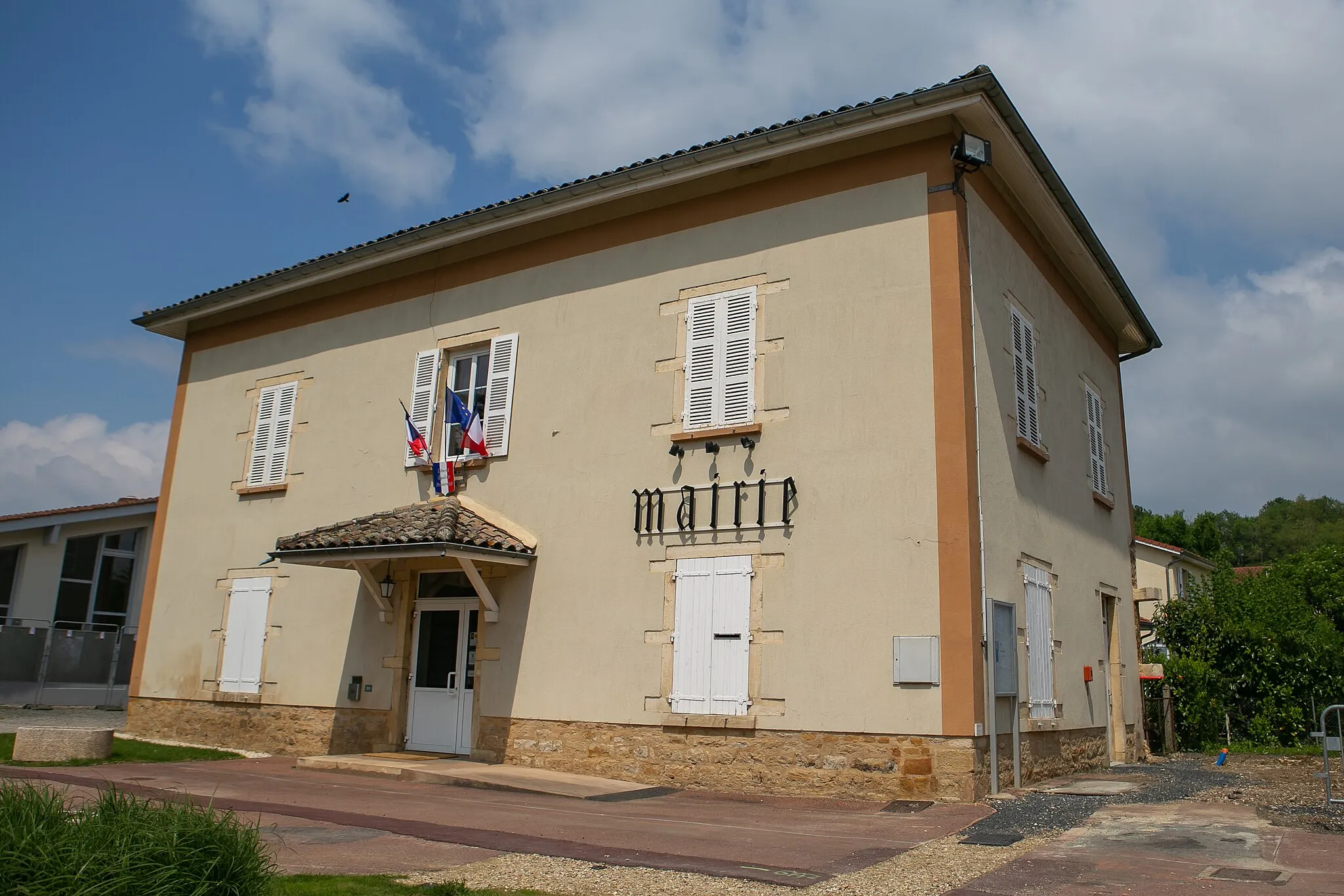 Photo showing: Hôtel de ville de la commune de Frans (Ain, France)