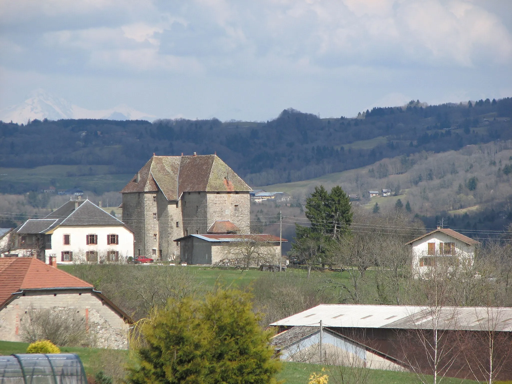 Photo showing: Le chateau de Boisy, à Groisy