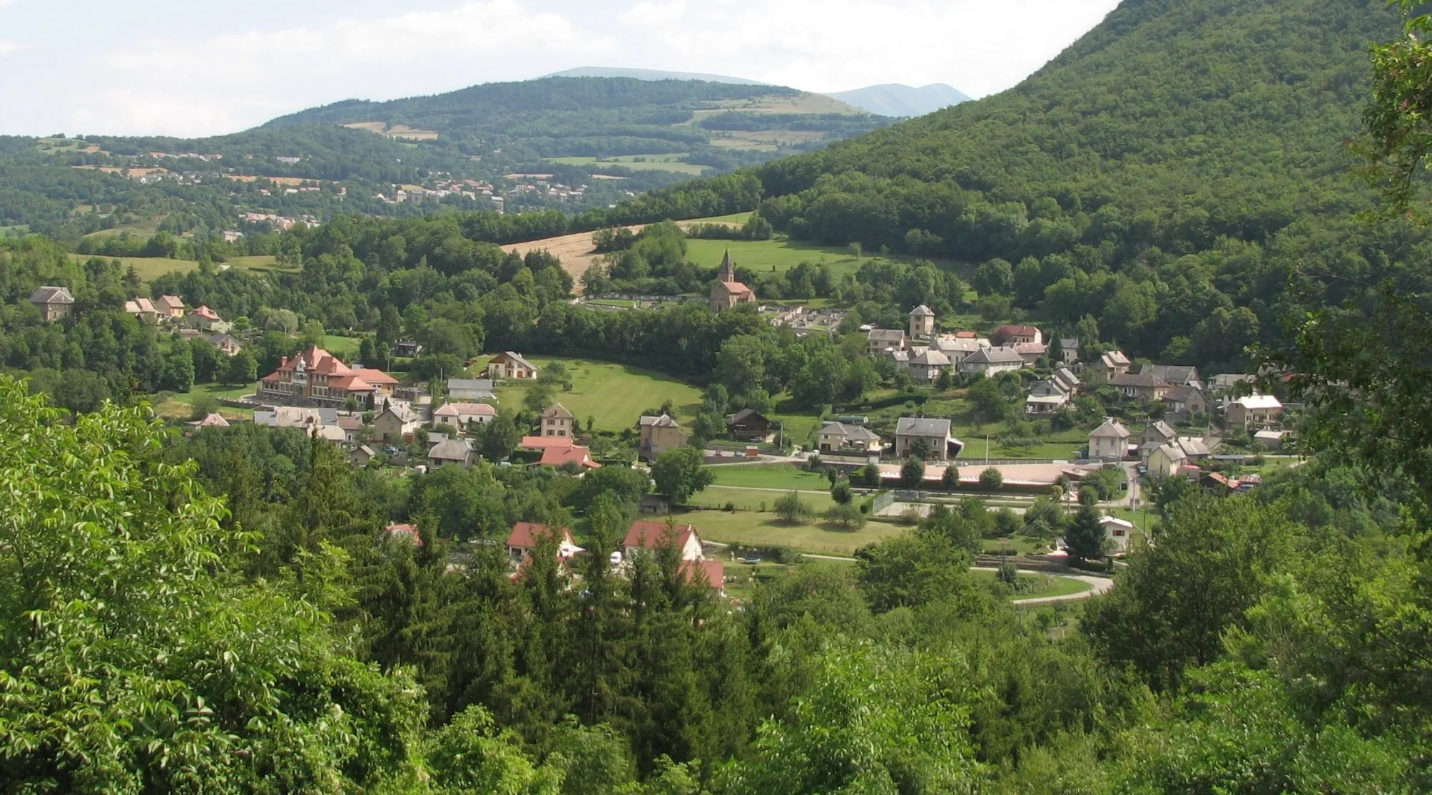 Photo showing: Le chef-lieu de La Motte Saint Martin (Isère) vu depuis le hameau des Côtes