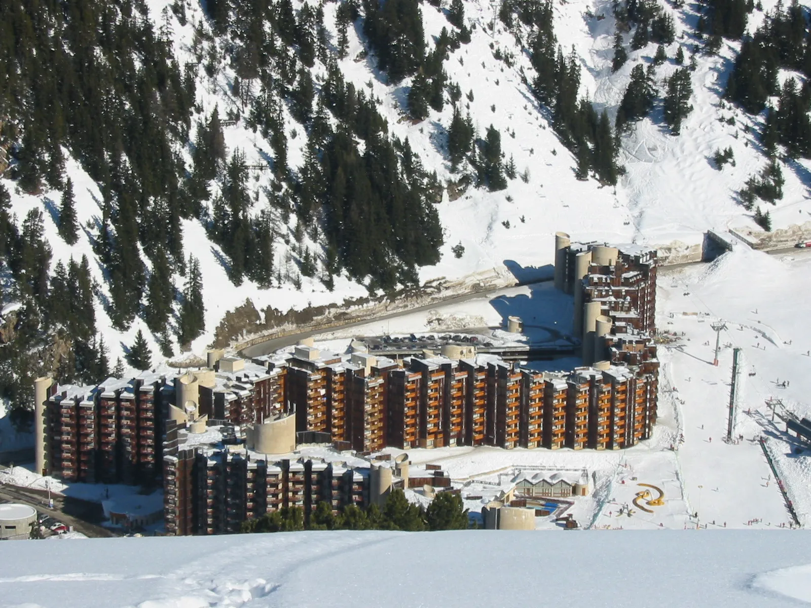 Photo showing: Plagne Bellecôte, France en janvier 2003