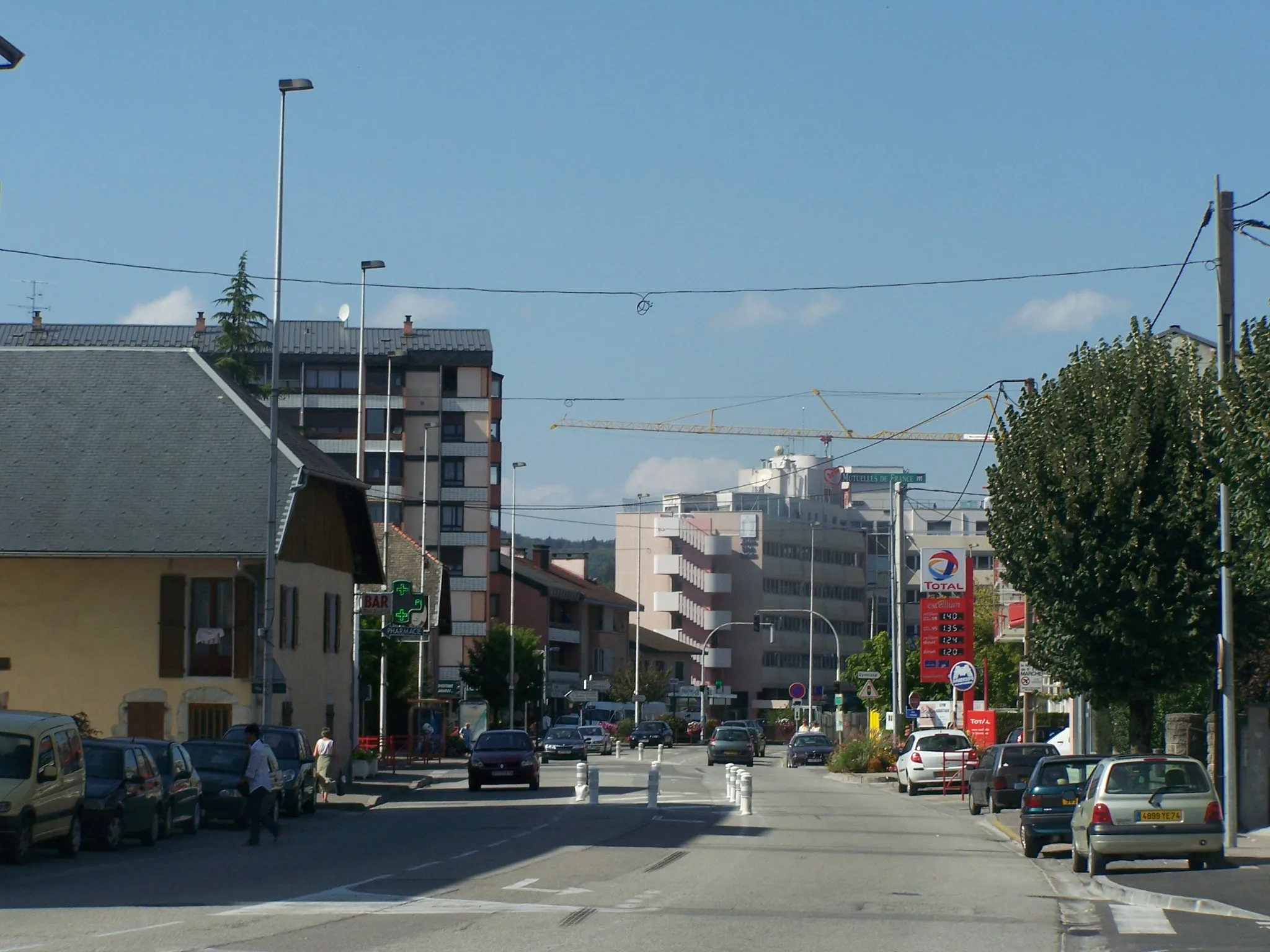 Photo showing: Sight of the commune of Meythet center, near Annecy in Haute-Savoie, France.