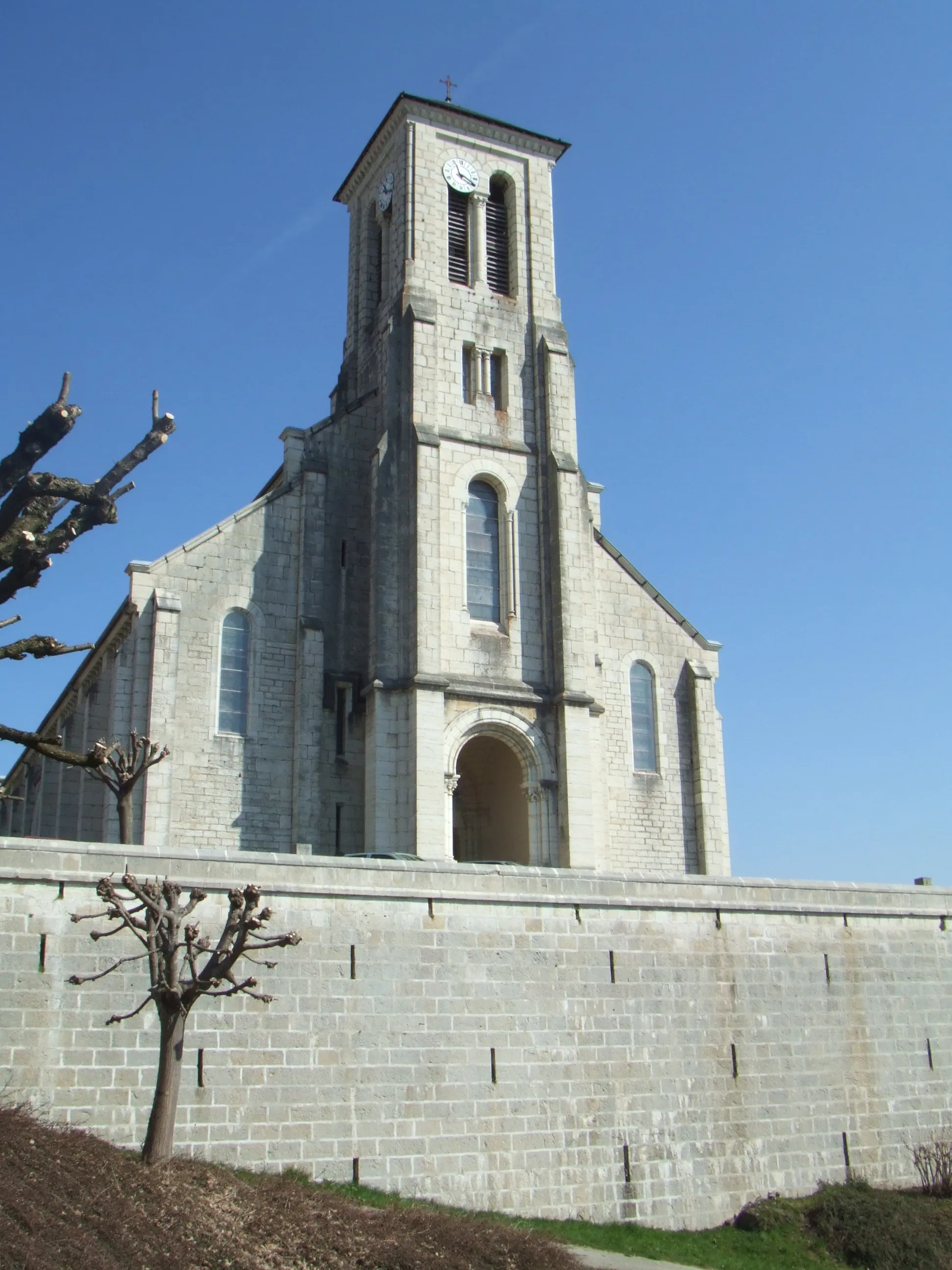 Photo showing: Church of Miribel-Les-Echelles