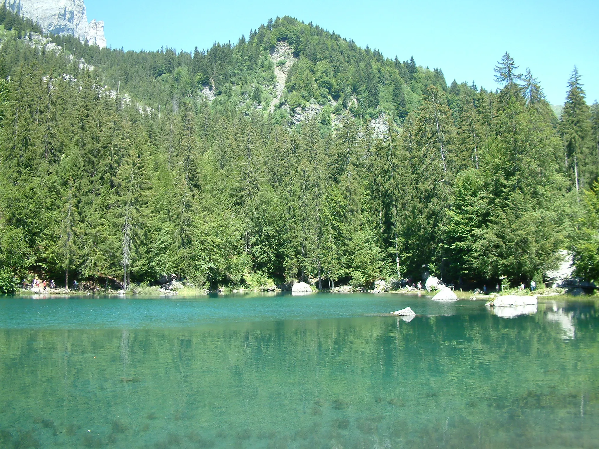 Photo showing: Lac Vert (Green lake), Passy, Haute-Savoie, France.