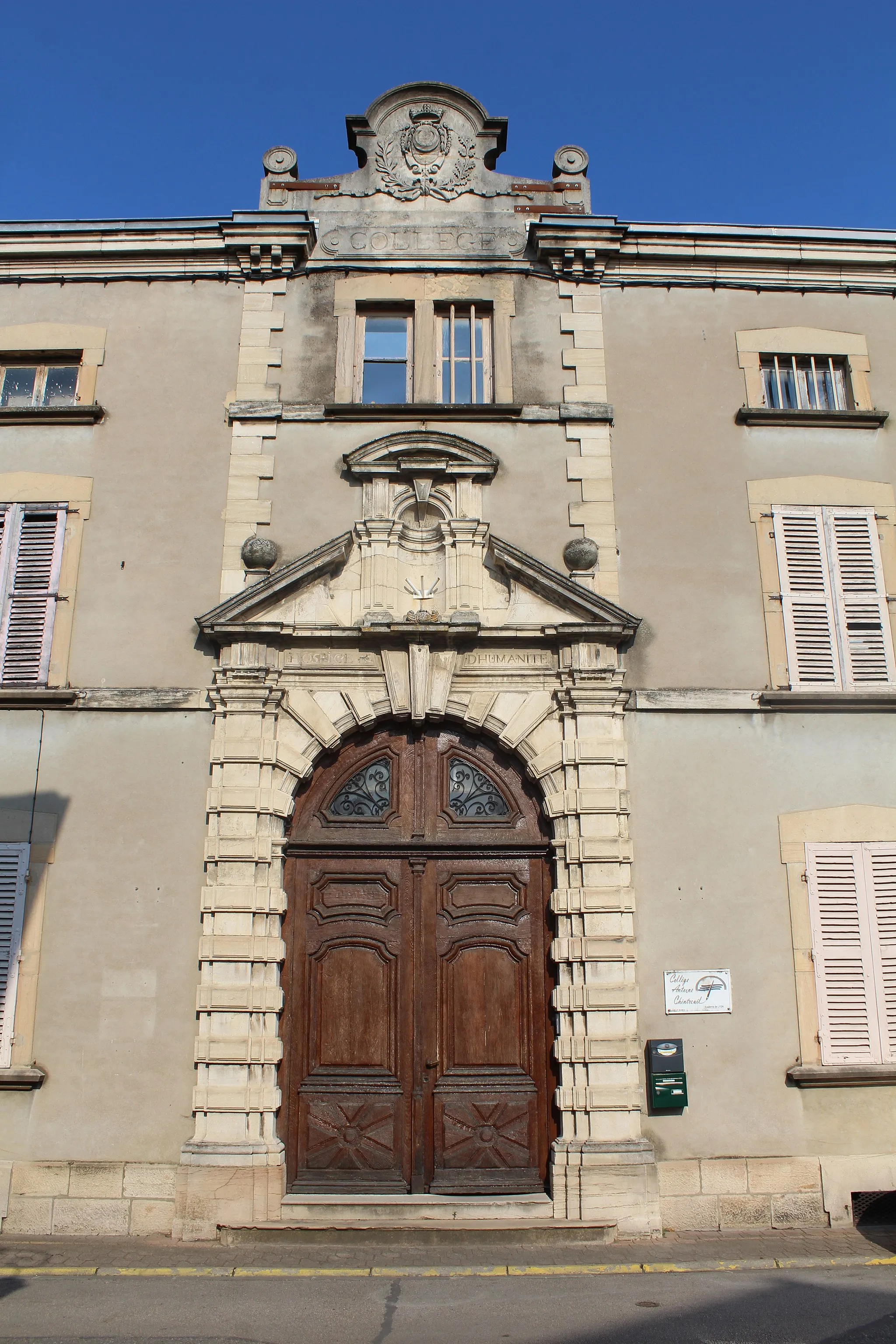 Photo showing: Collège Antoine Chintreuil, Pont-de-Vaux.