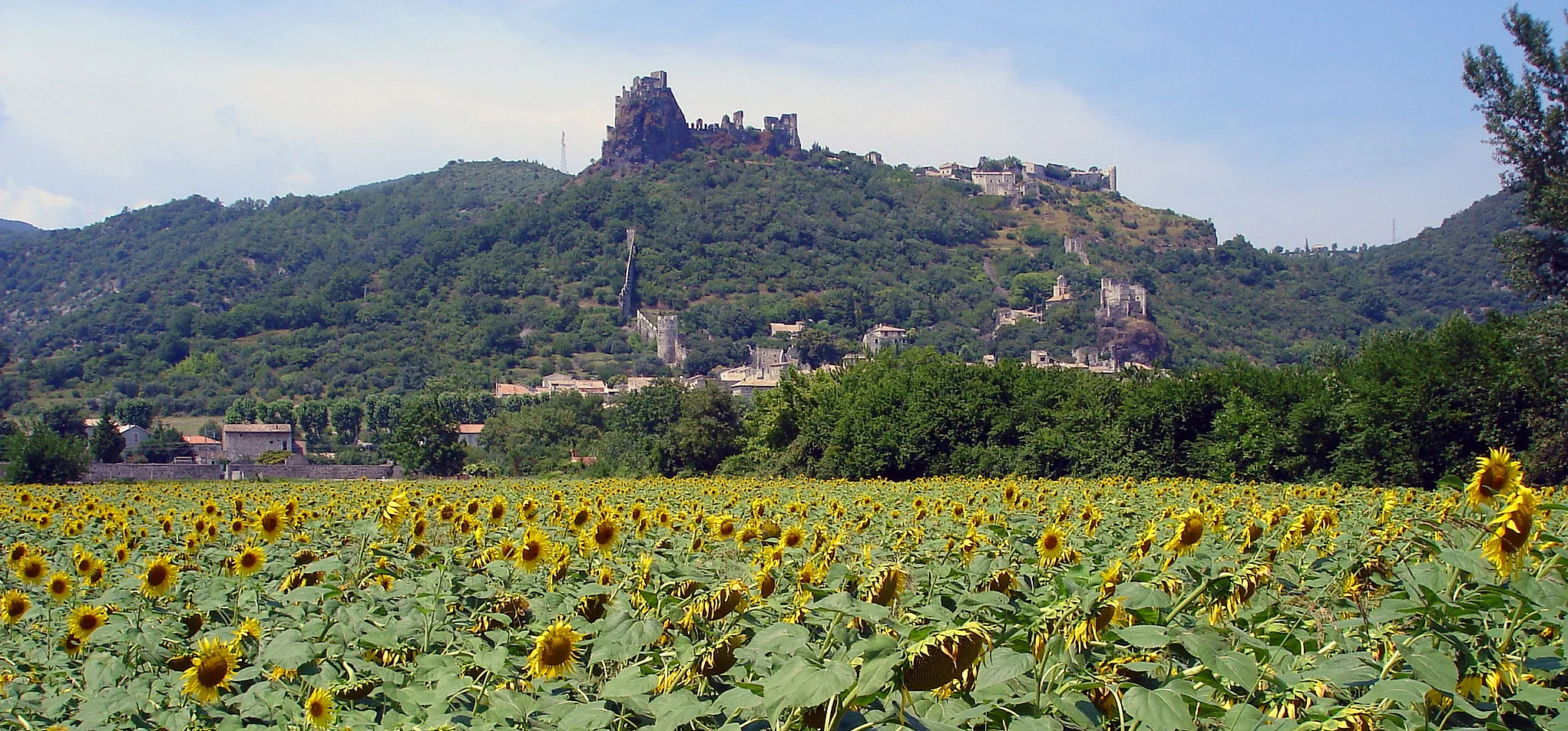 Photo showing: Château de Rochemaure, Ardèche, France