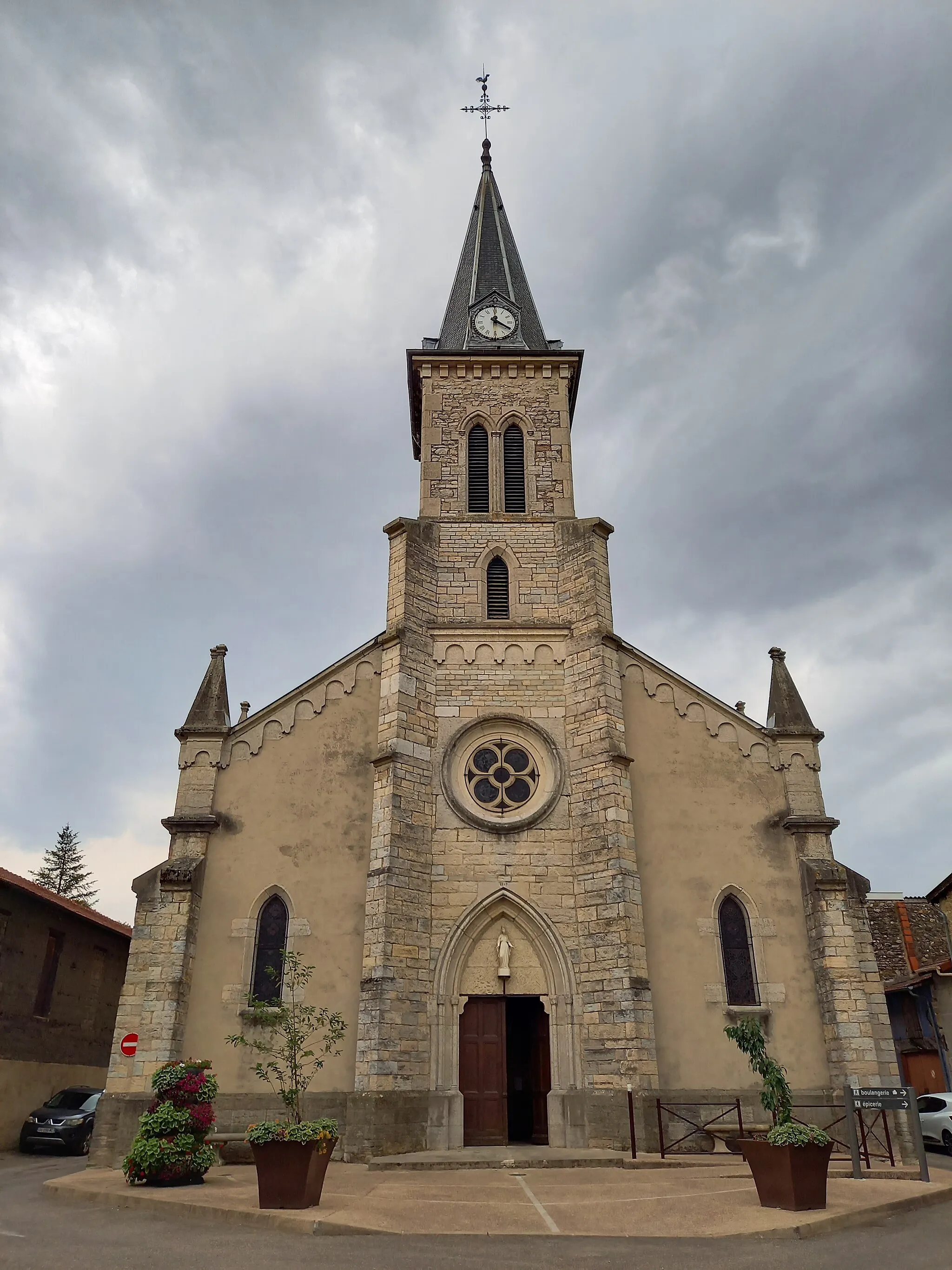 Photo showing: église de Saint-Denis-en-Bugey