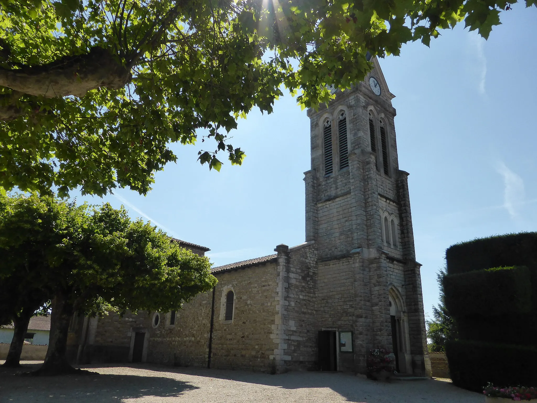 Photo showing: Église Saint-Denis de Saint-Denis-les-Bourg, dans l'Ain.