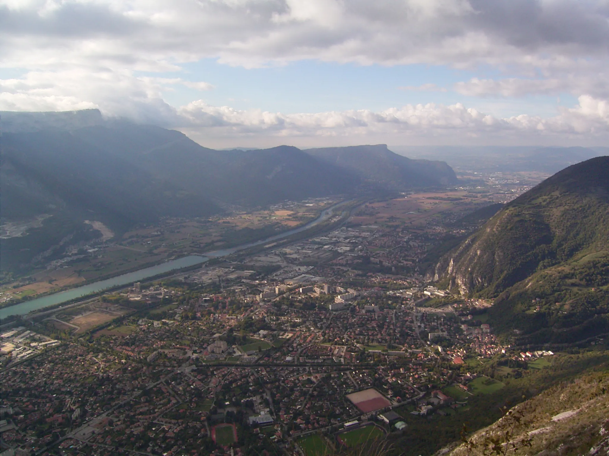 Photo showing: Saint-Egrève from the Néron mountain, Isère, France