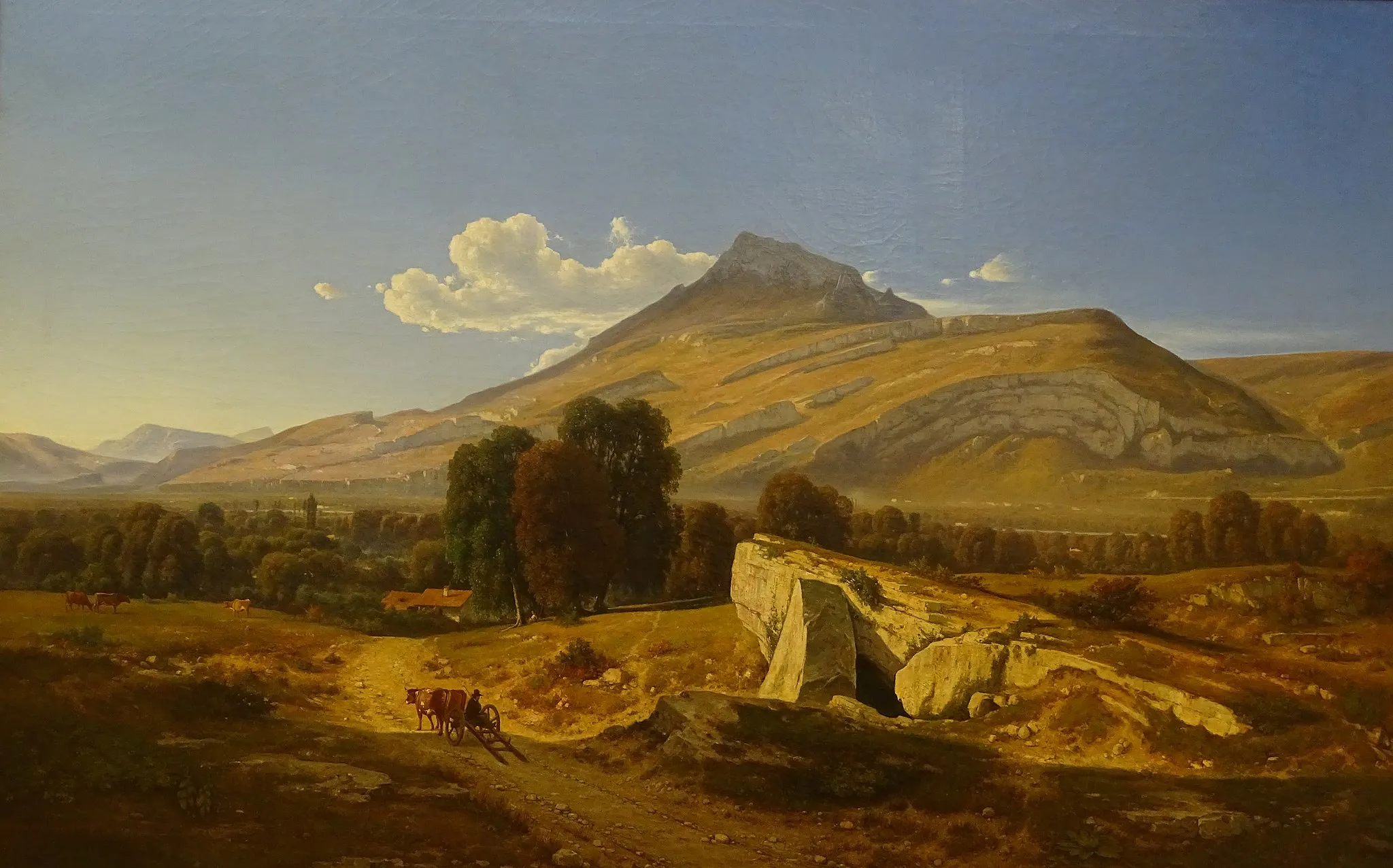 Photo showing: Vue prise à Saint Egrève, ca 1844