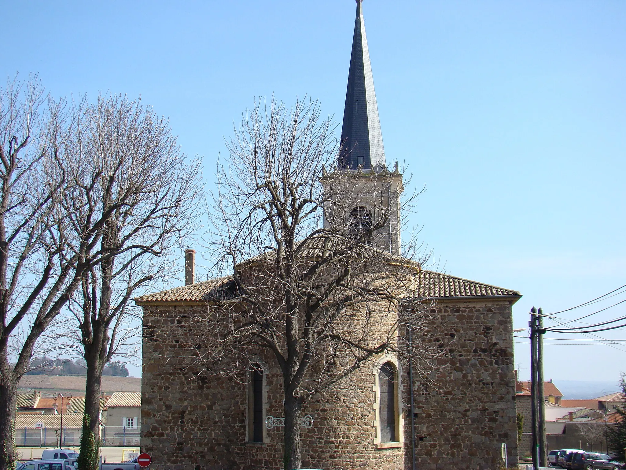Photo showing: Eglise de Saint Etienne des Oullières