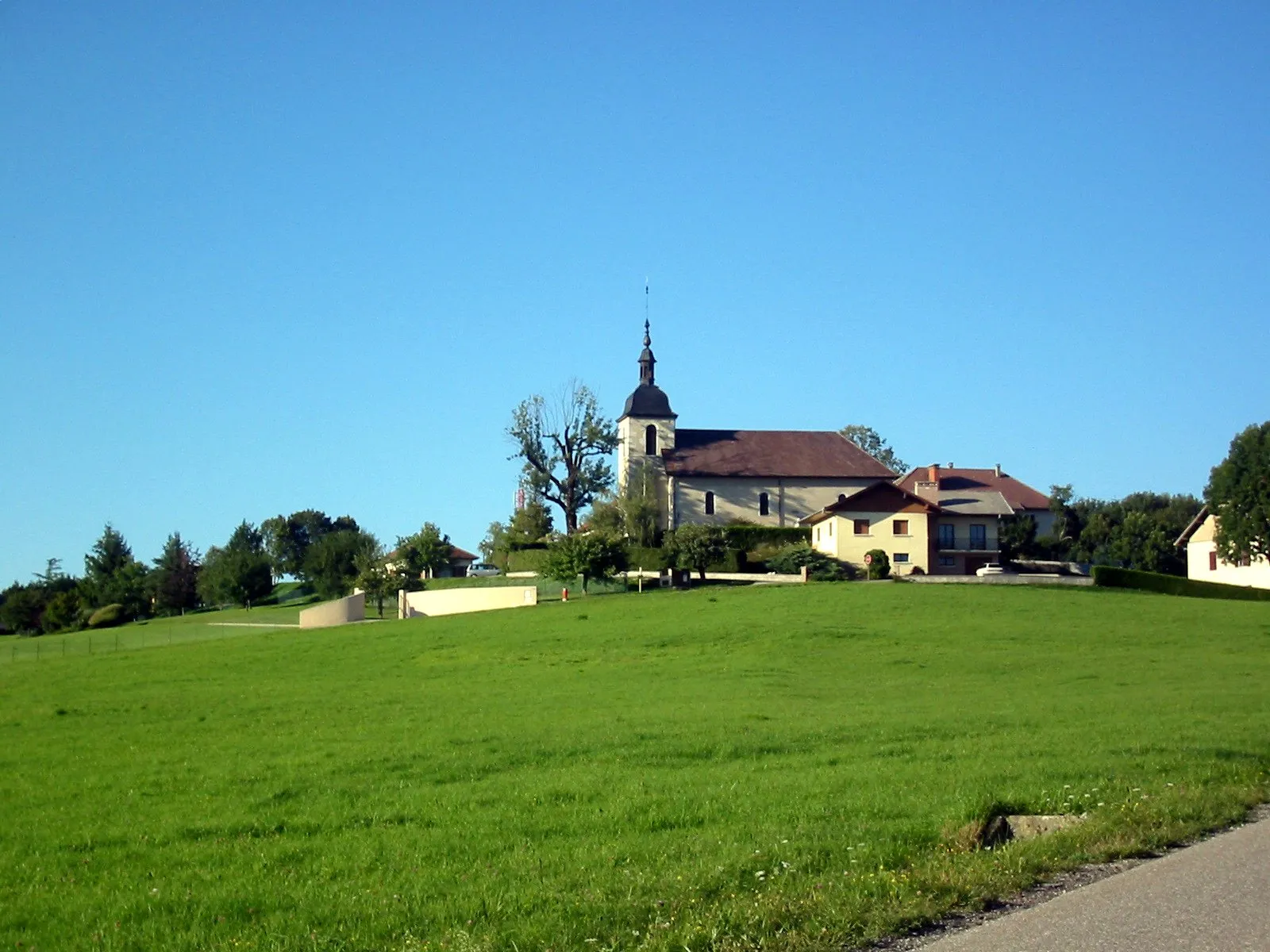 Photo showing: Photos de l'église de Saint Martin Bellevue en Haute-Savoie.