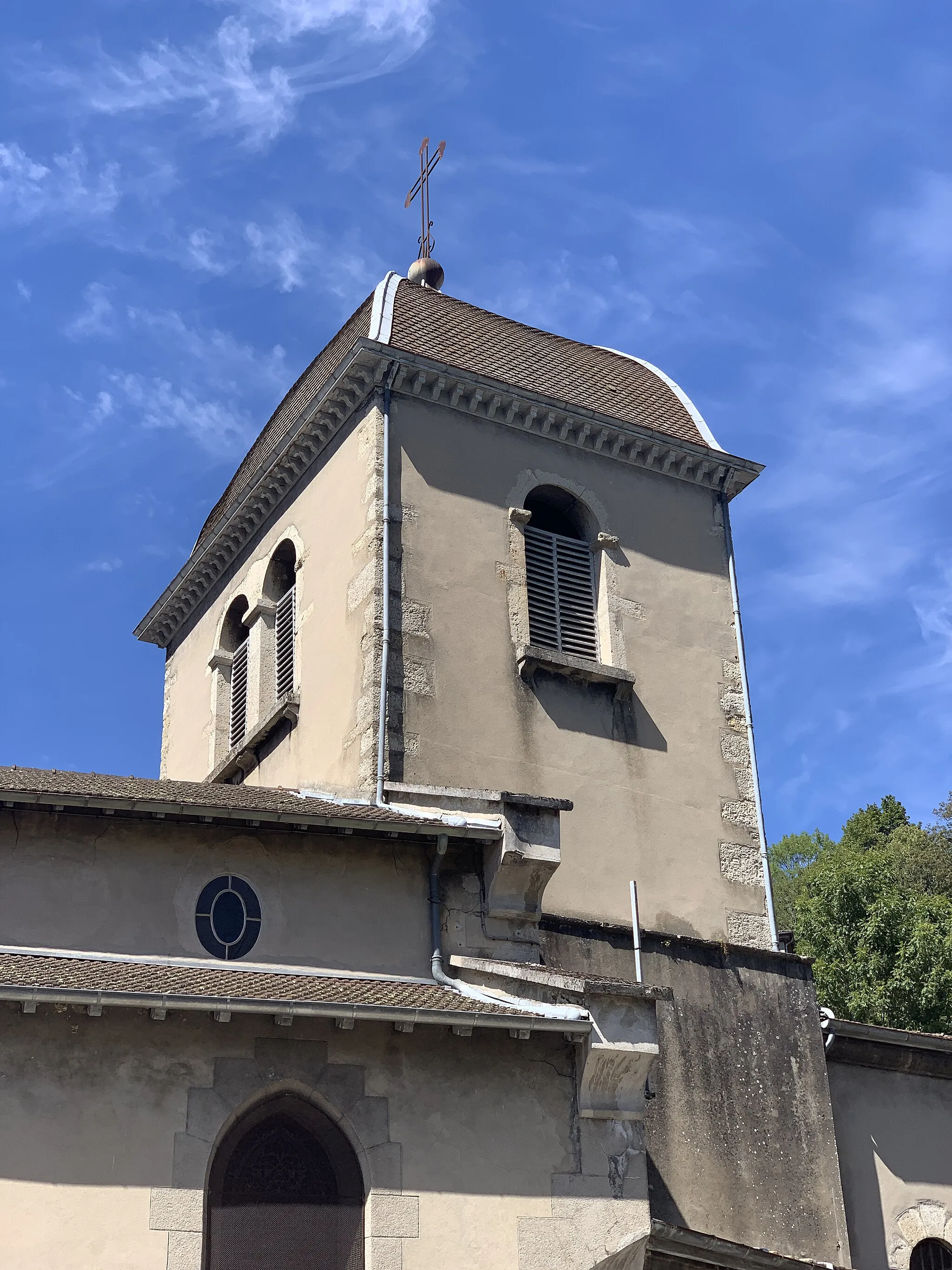 Photo showing: Église Saint-Rambert de Saint-Rambert-en-Bugey.