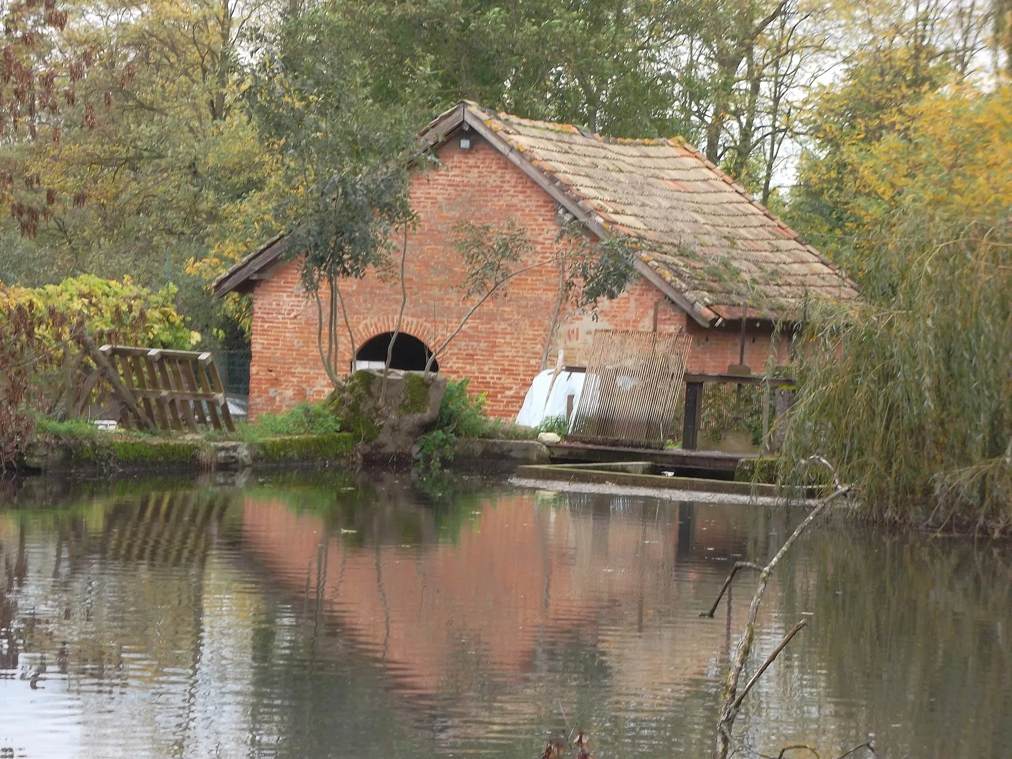 Photo showing: Moulin à eau, du Peillard de Saint-Romain-de-Jalionas