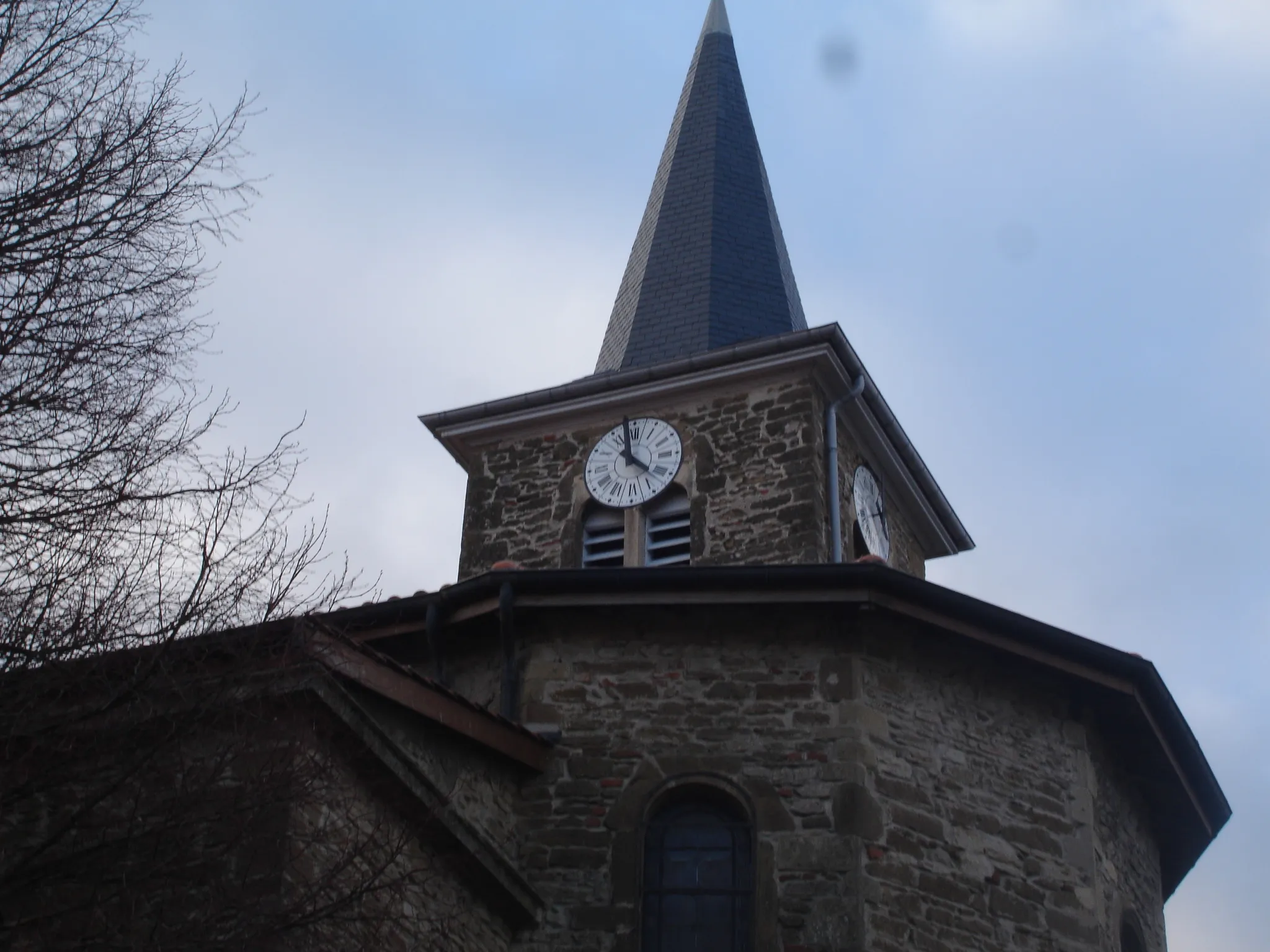 Photo showing: Valencin (38) : le clocher de l'église
