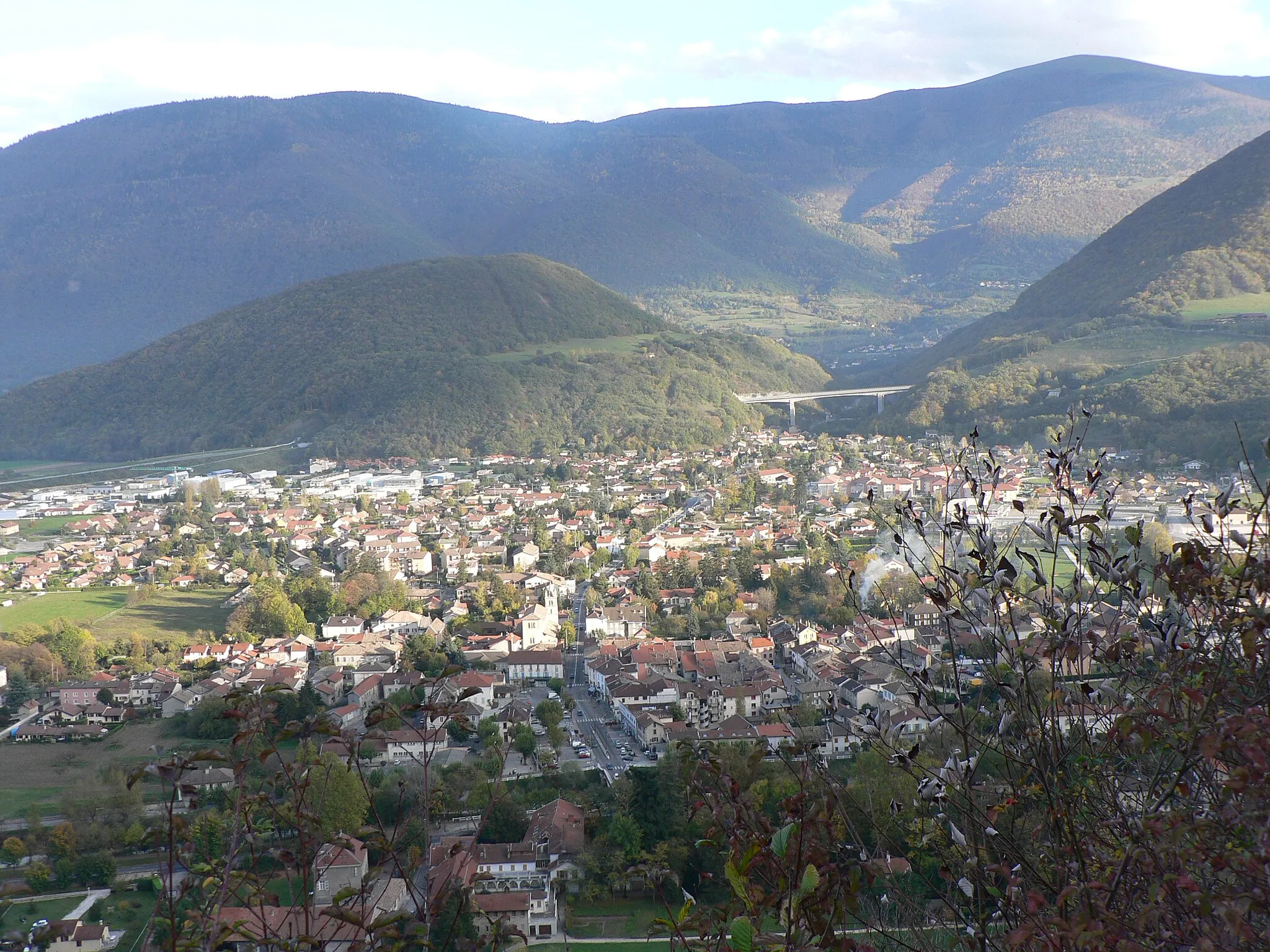Photo showing: Vif vue depuis les flancs du Bémont