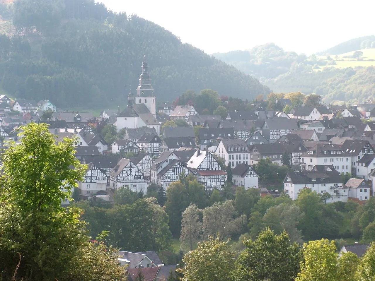 Photo showing: Ortsansicht von Hallenberg