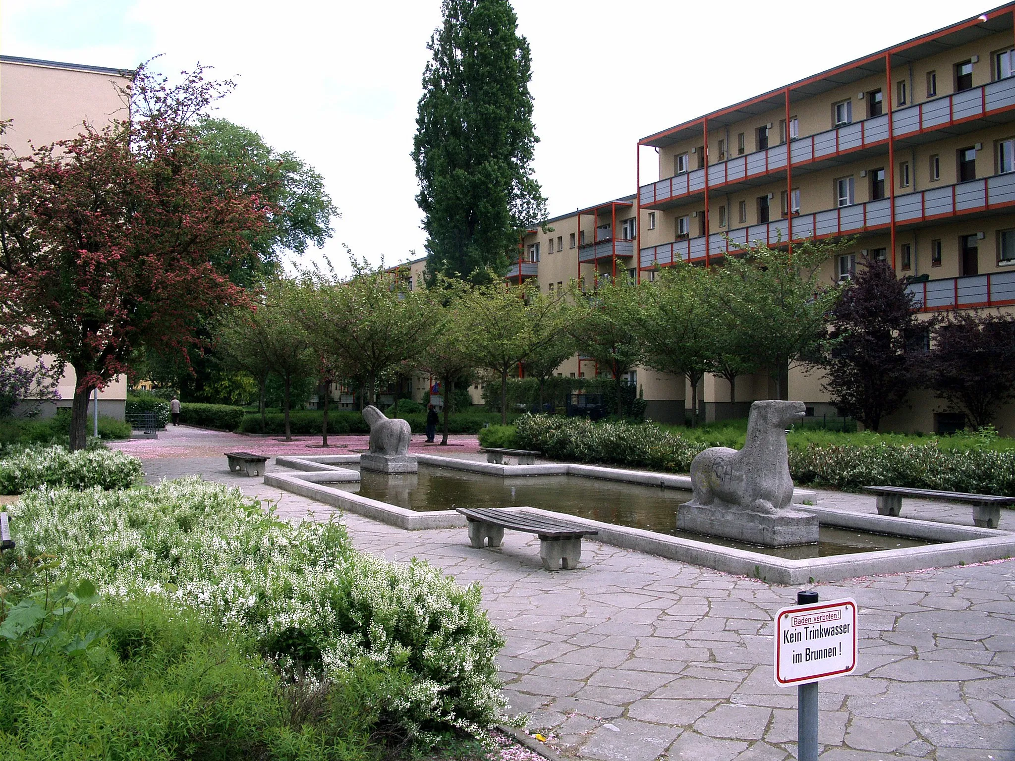 Photo showing: Siedlung Flusspferdhof, Märkisches Viertel in Berlin-Alt-Hohenschönhausen