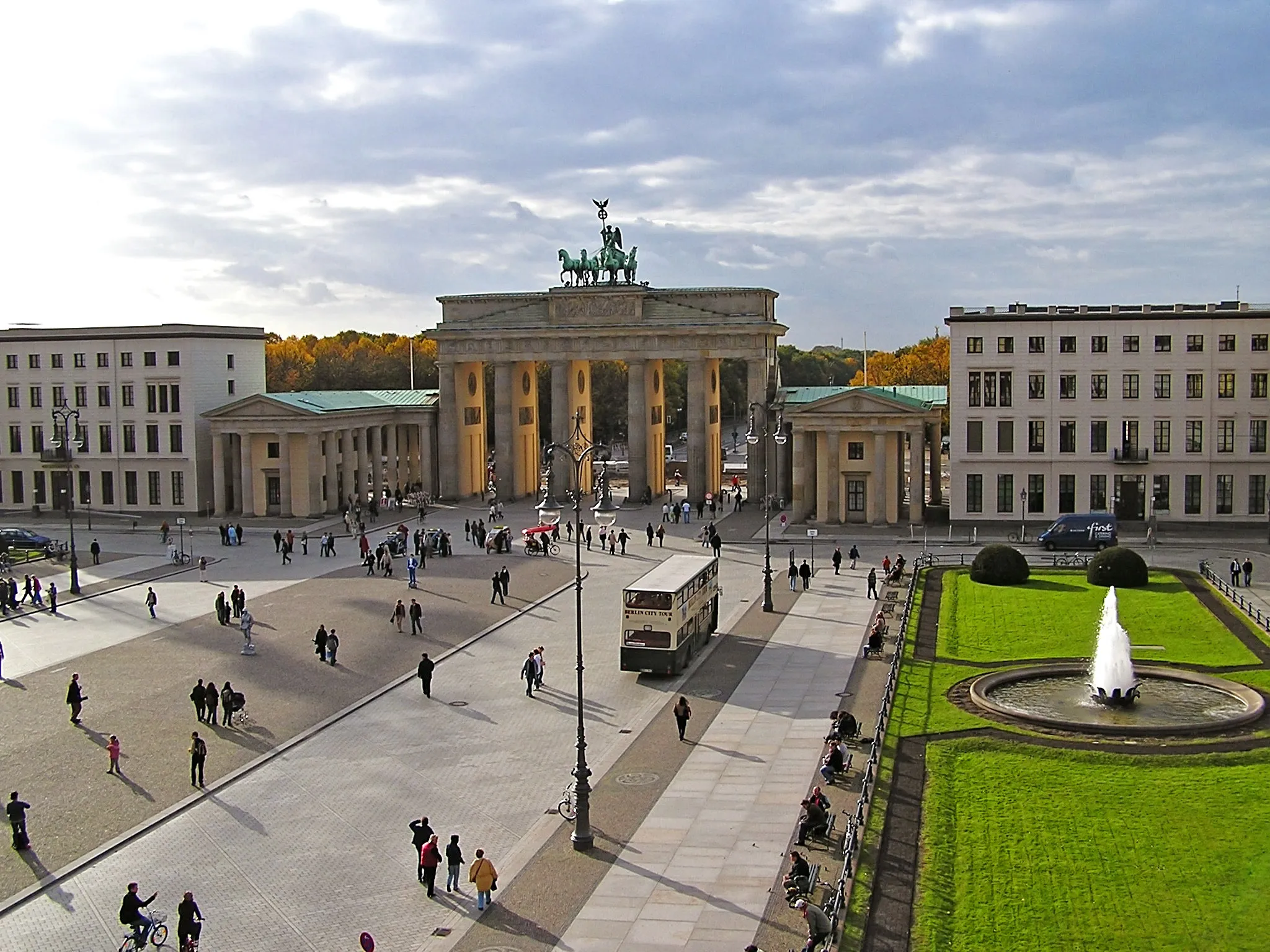 Photo showing: Brandenburger Tor und Pariser Platz