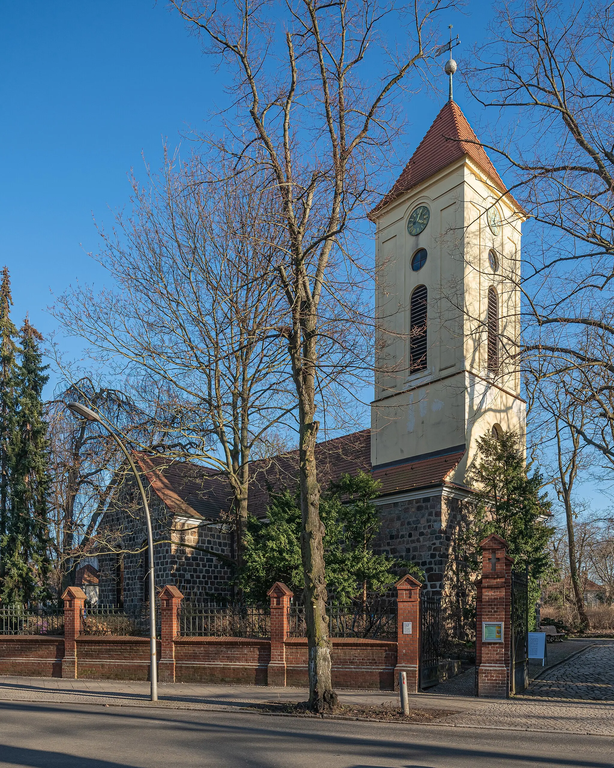 Photo showing: Village church at Rudow in Berlin, Germany