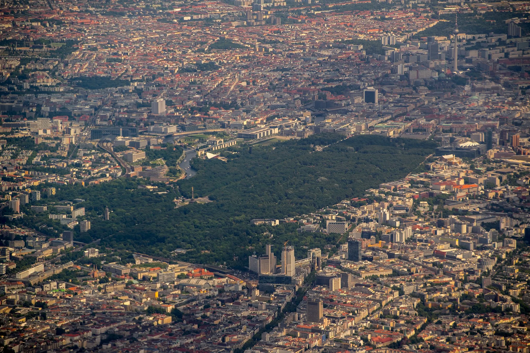 Photo showing: Luftbild Berlin