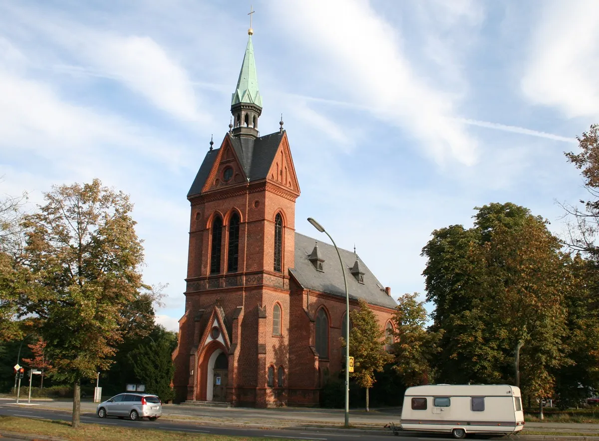 Photo showing: Berlin-Wilhelmstadt, Melanchthonkirche.