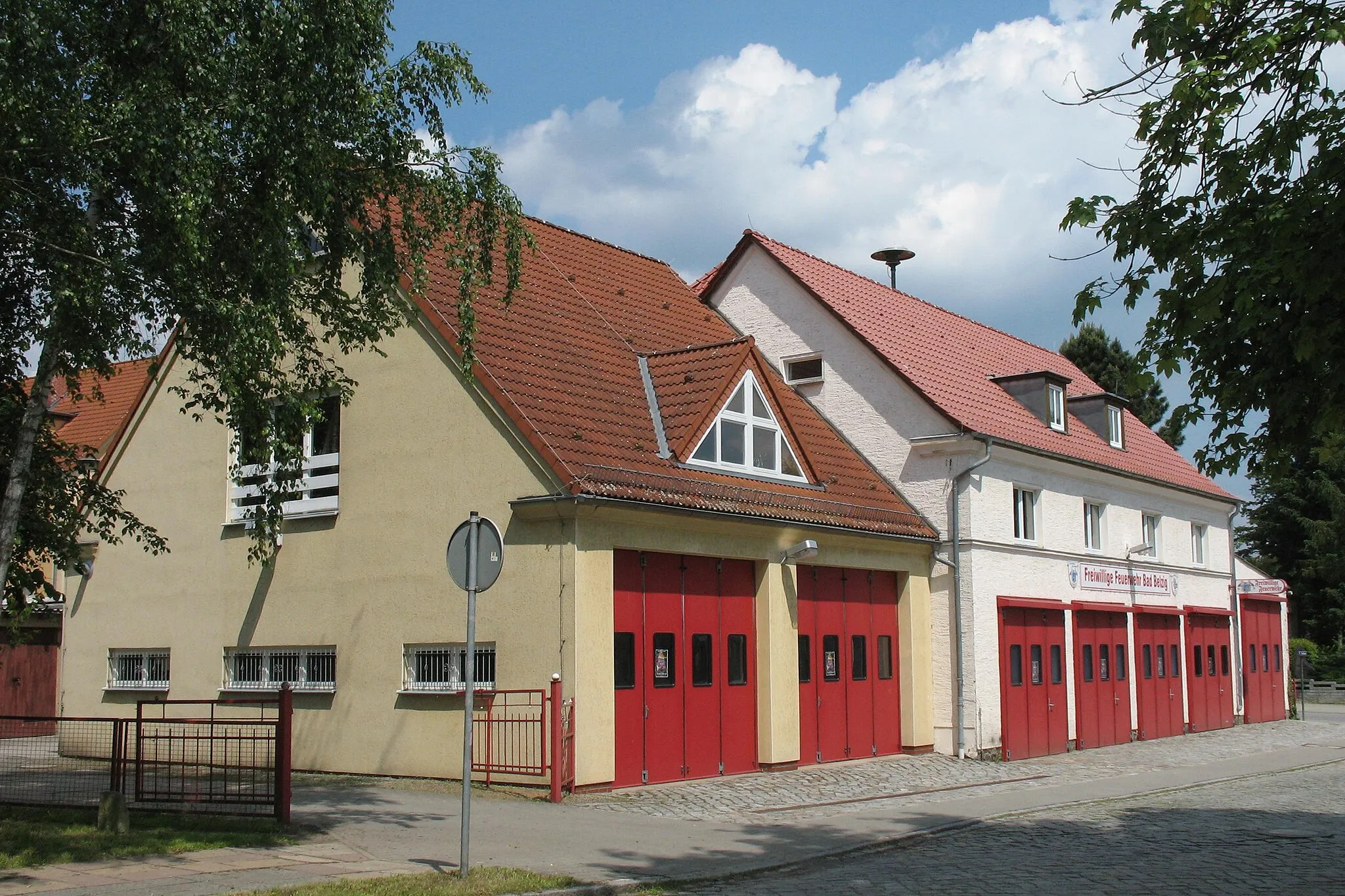 Photo showing: Fire station in Bad Belzig in Brandenburg, Germany