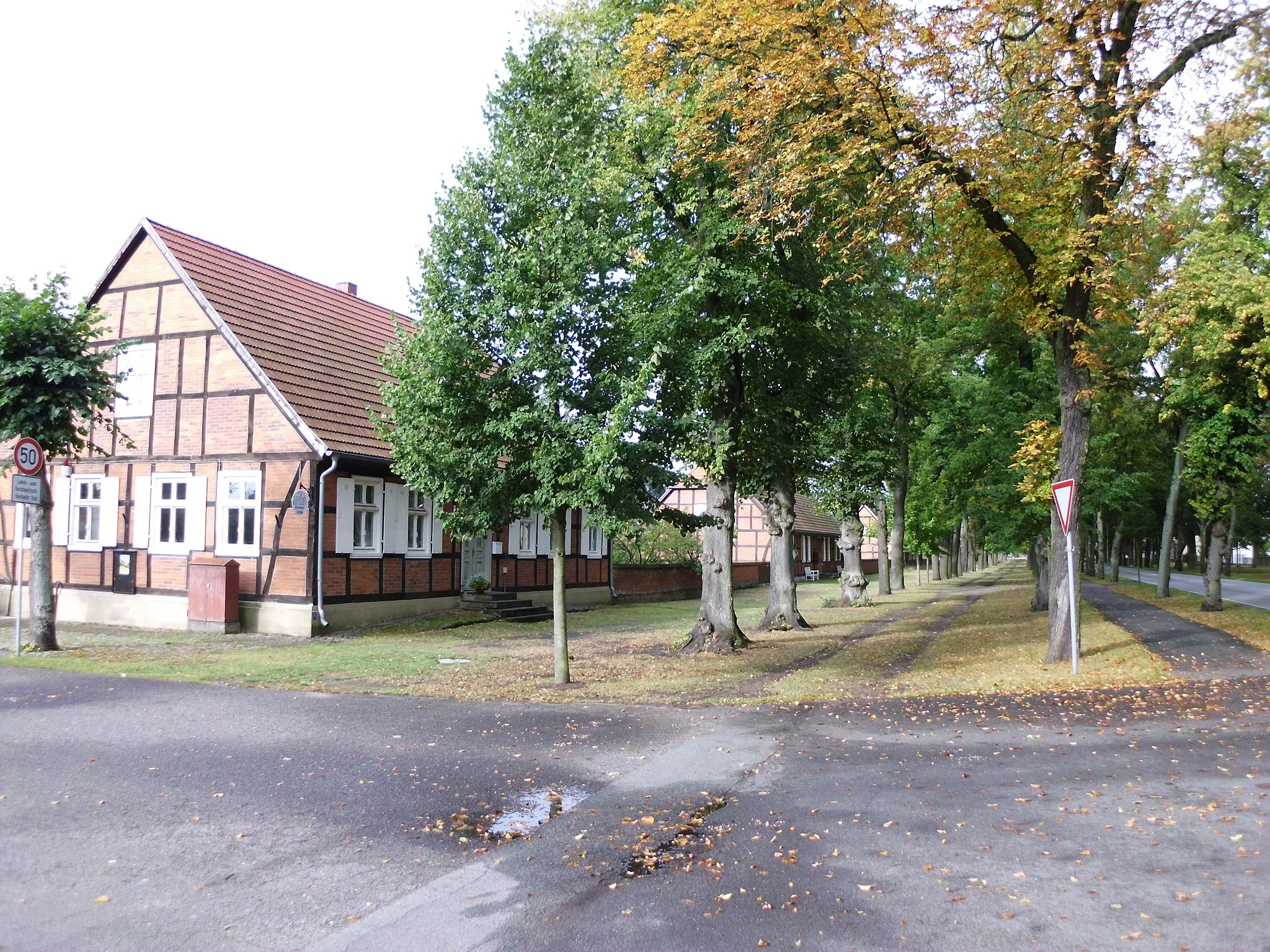 Photo showing: denkmalgeschützte Dorfanlage in Groß Breese, Gemeinde Breese, Prignitz