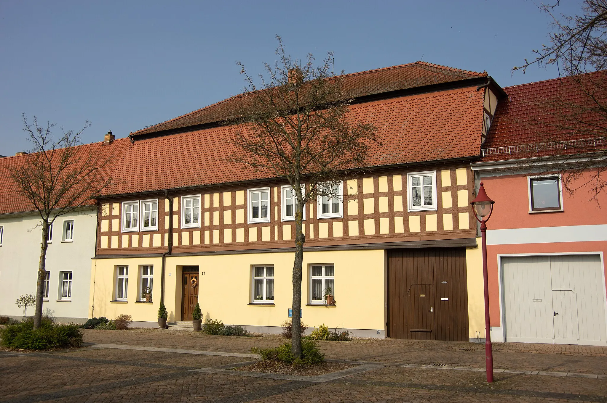 Photo showing: Brück in Brandenburg. Das Haus auf dem Bild ist denkmalgeschützt.